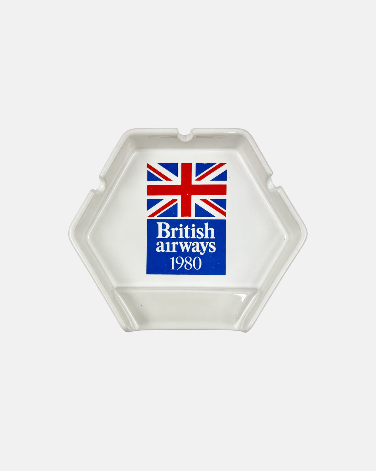 Vintage British Airways 1980 Ceramic Ashtray Dish