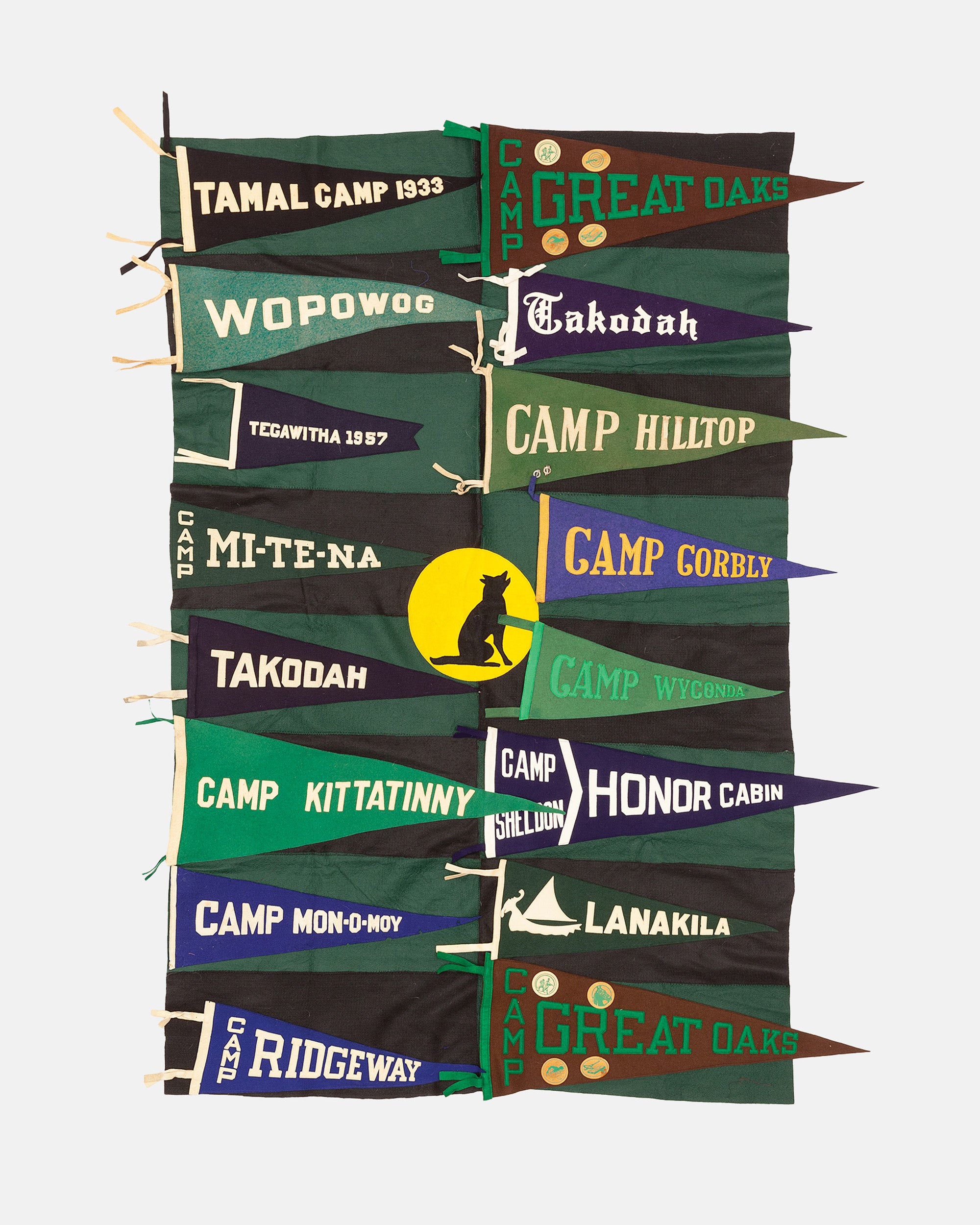 Vintage Pennant Quilt - Stay Away Camps #3