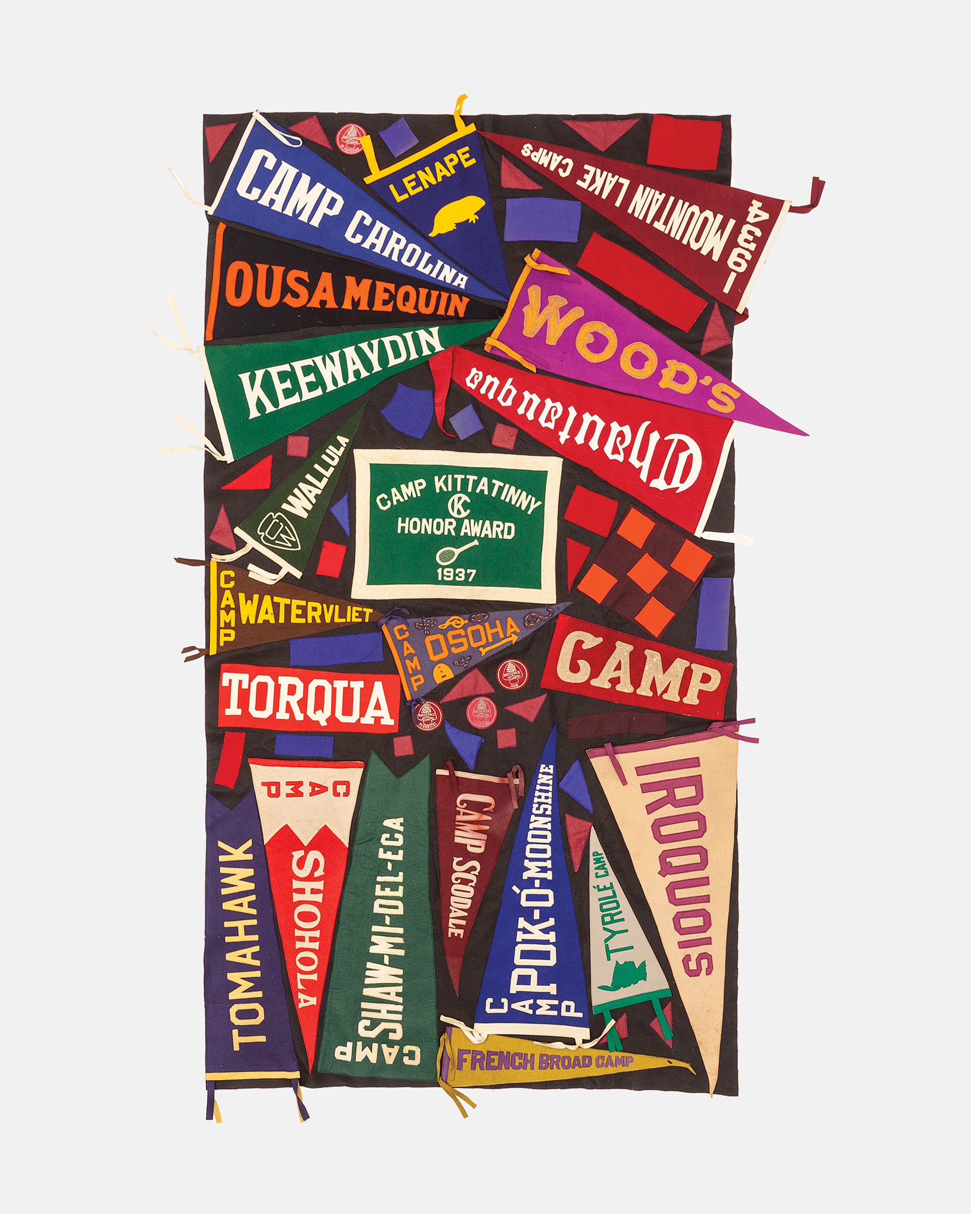 Vintage Pennant Quilt - Stay Away Camps #9