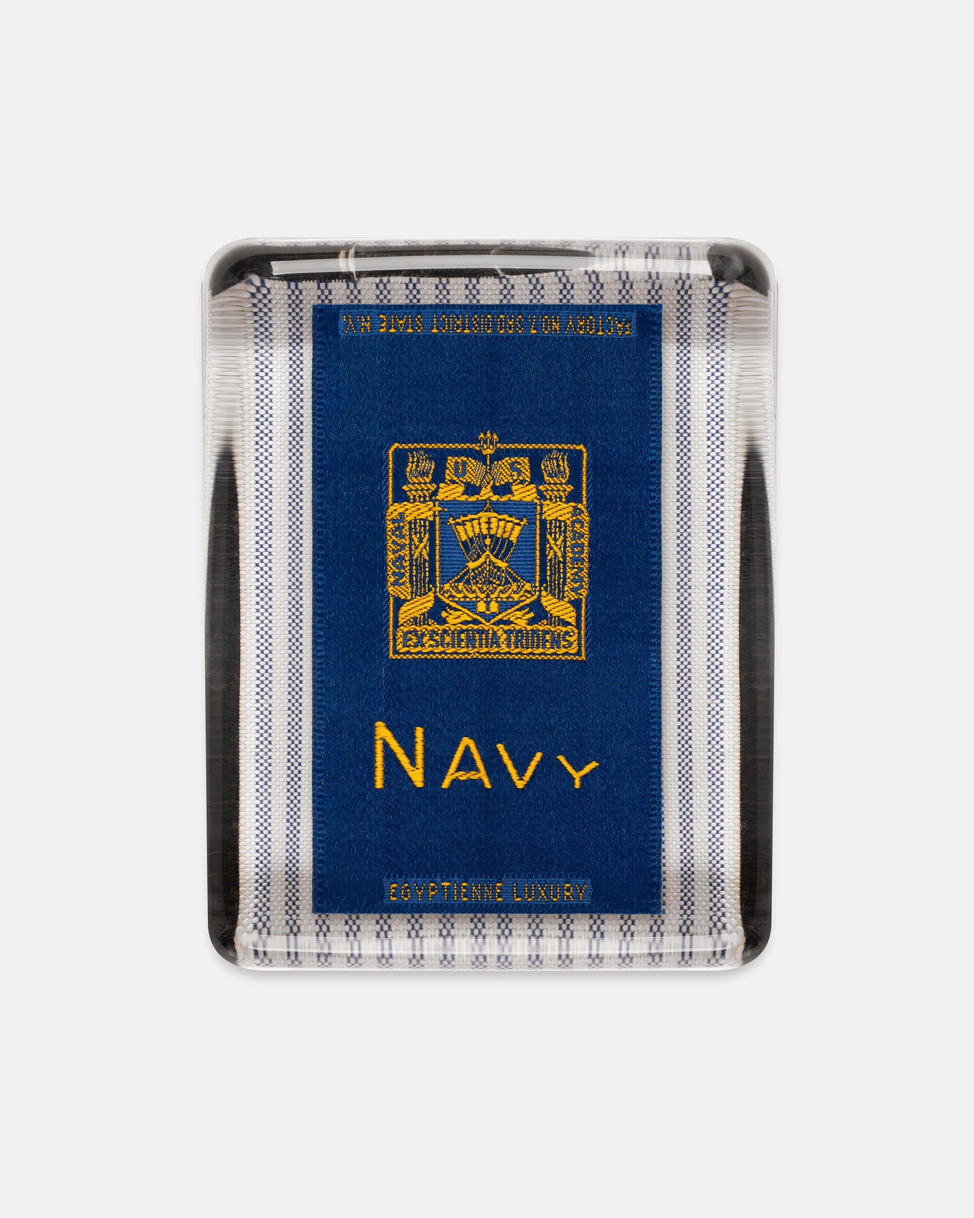 Us Naval Academy Silk Paperweight