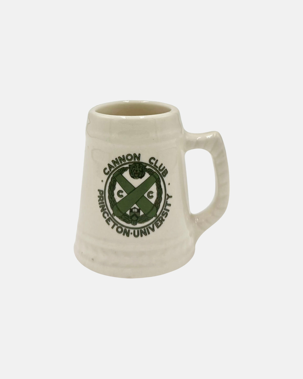 Vintage Princeton University Cannon Club Miniature Shot Glass Mug