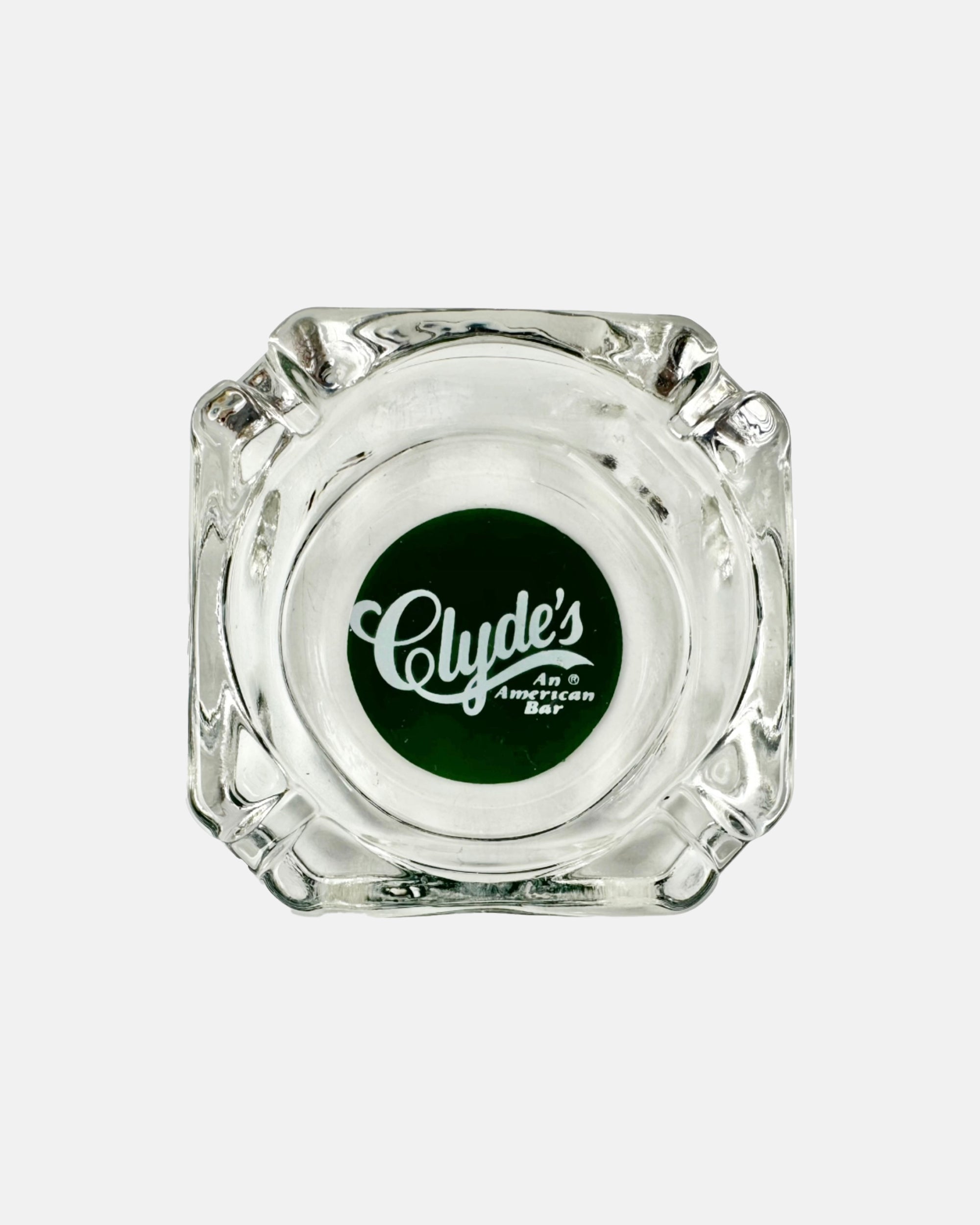 Vintage Clyde's Restaurant Bar Washington, DC Glass Ashtray