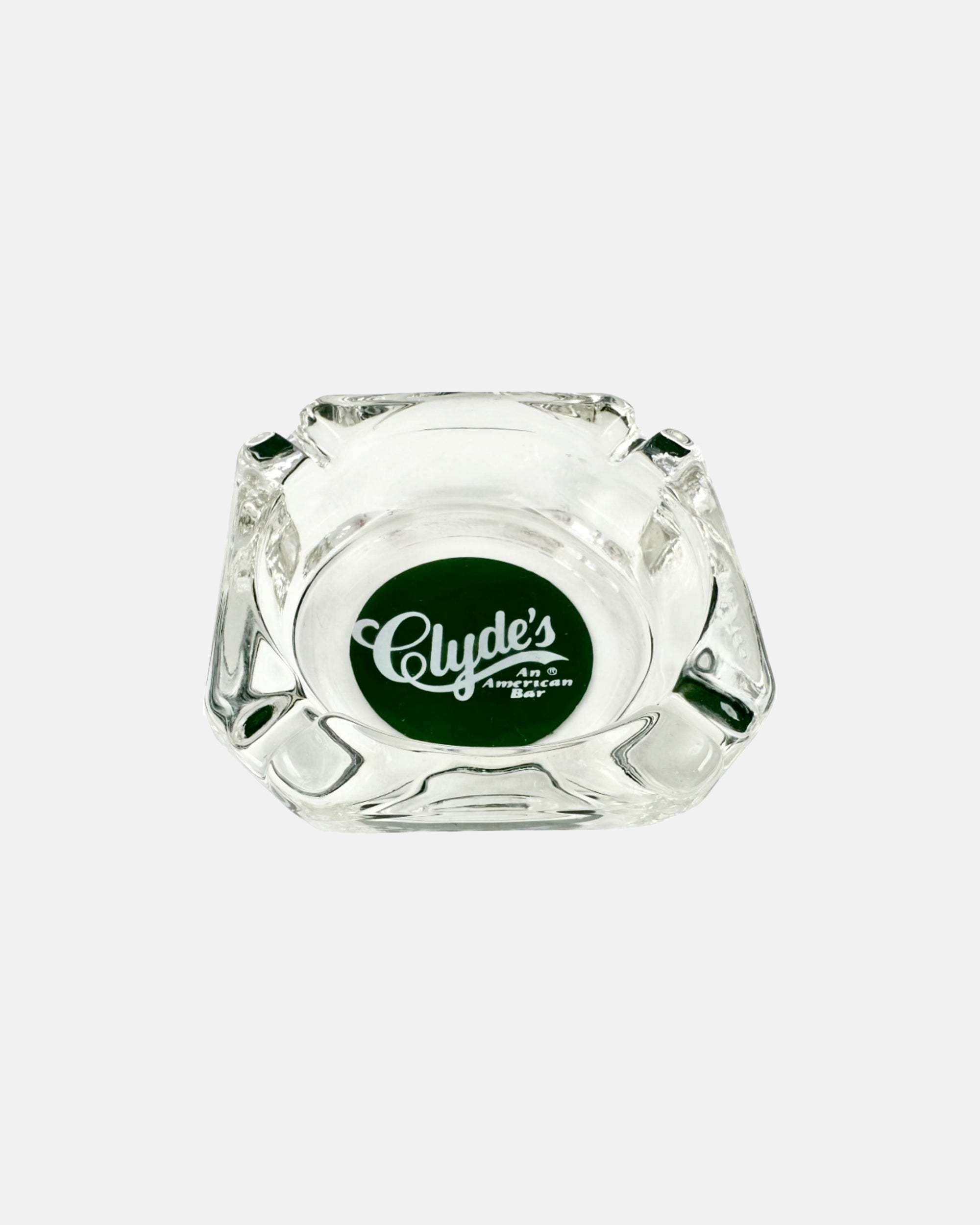 Vintage Clyde's Restaurant Bar Washington, DC Glass Ashtray