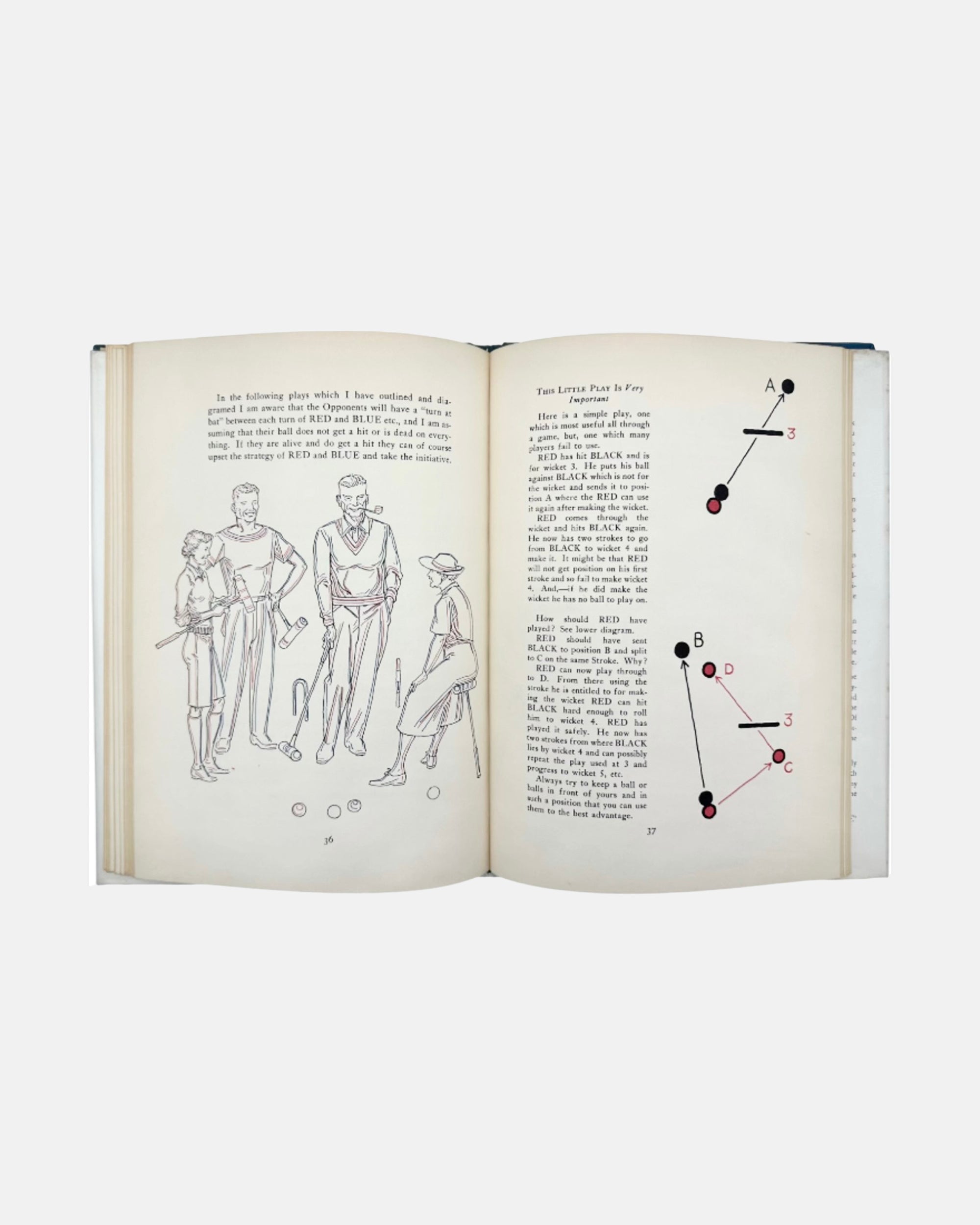 Croquet Rules and Strategy for Home Play by Paul Brown 1957 Book