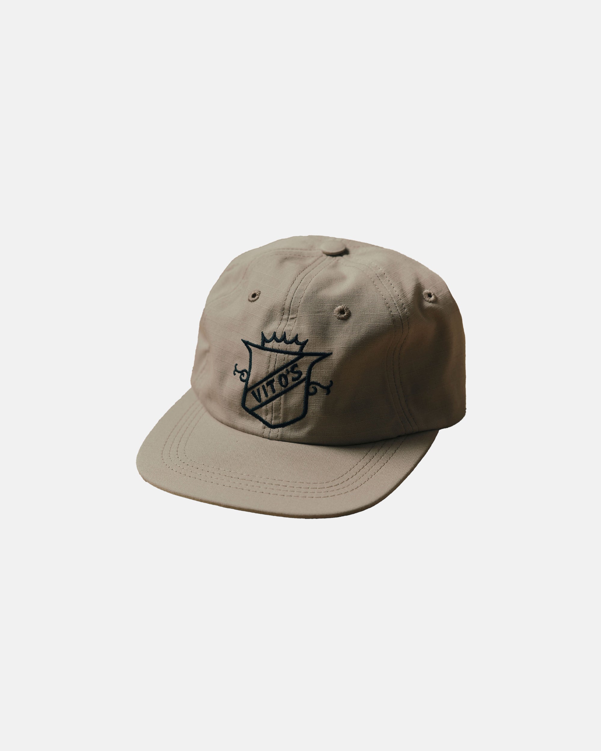 Vito's Beige Crest Cap