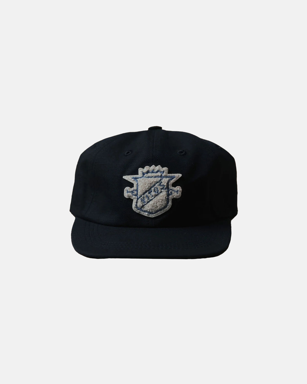Vito's Black Chenille Crest Cap