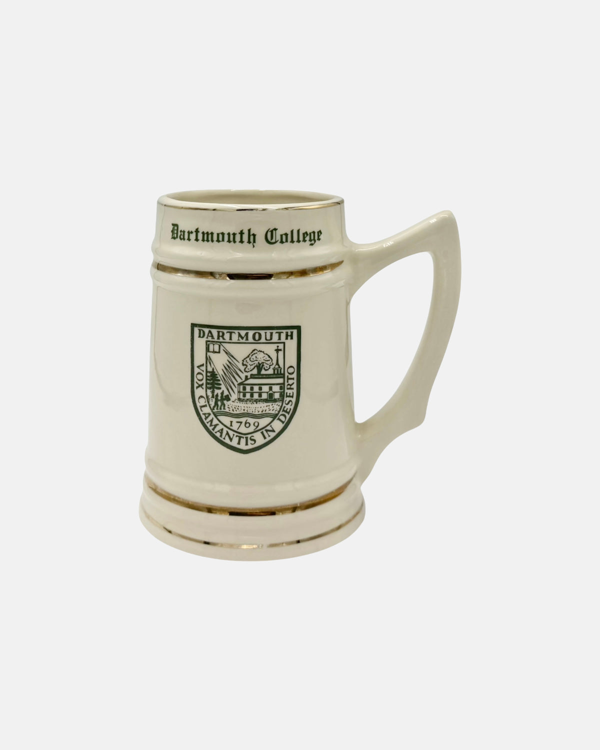 Vintage Dartmouth College Ceramic Mug Stein
