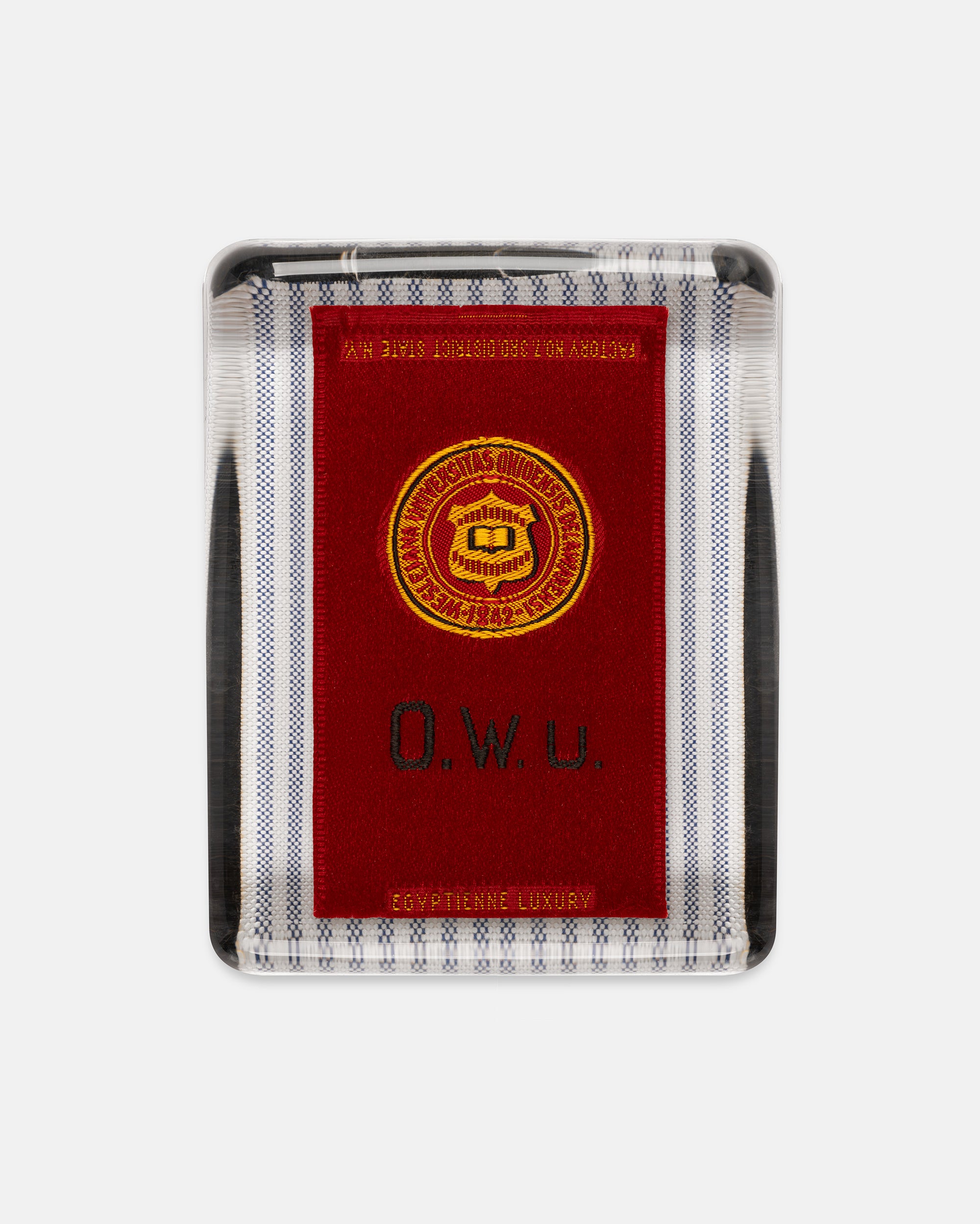 Ohio Wesleyan University Silk Paperweight