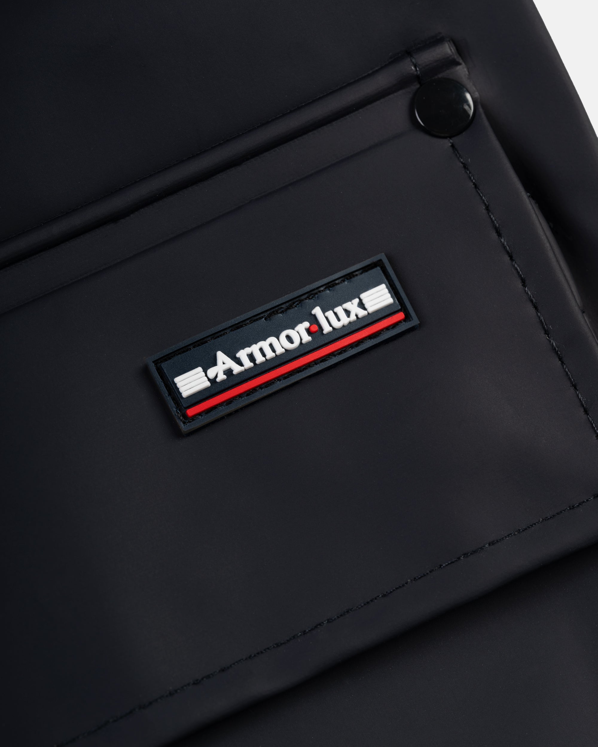 Armor Lux Navy Original Breton Raincoat