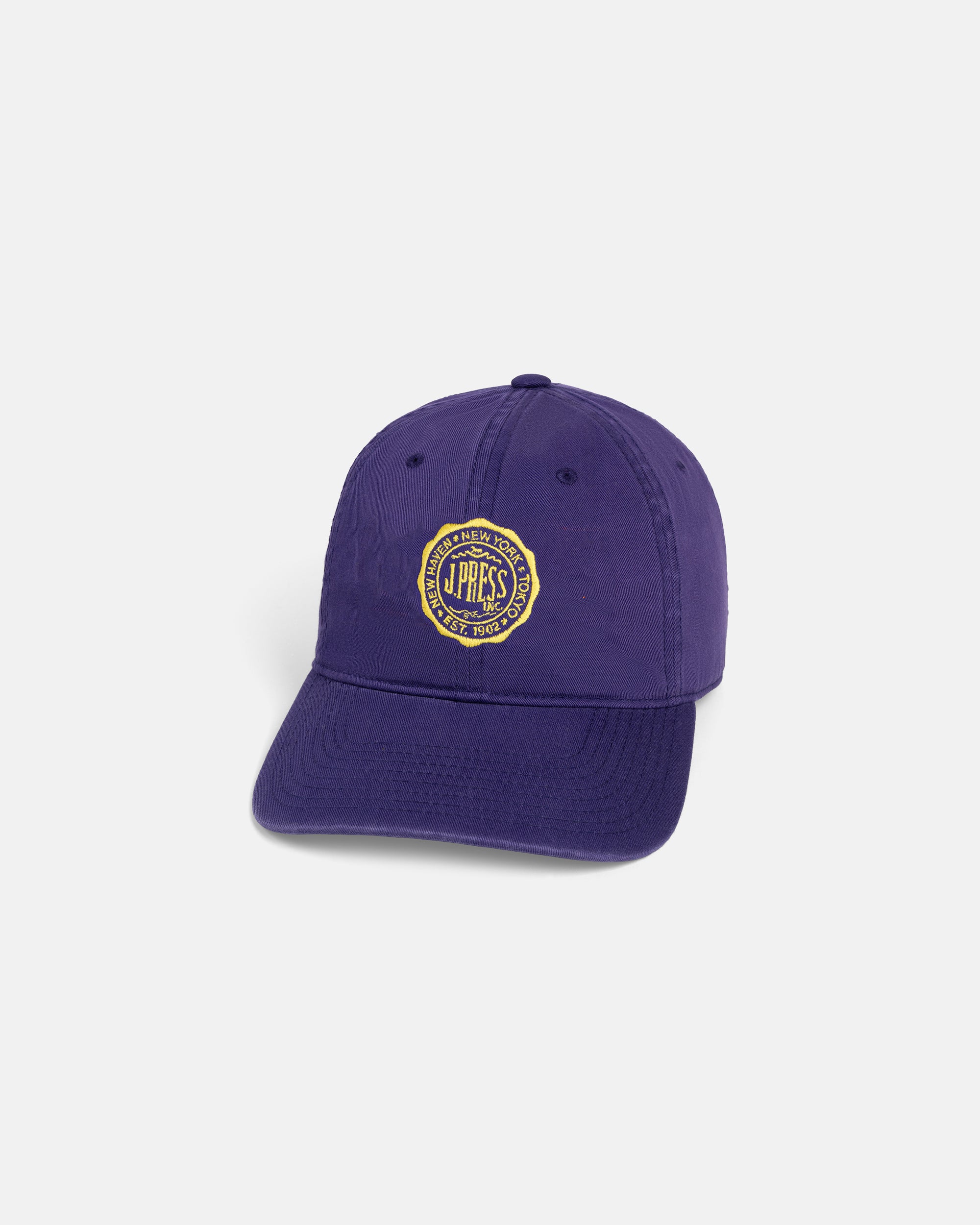 Made-in-USA Purple J. Press Seal Dad Hat
