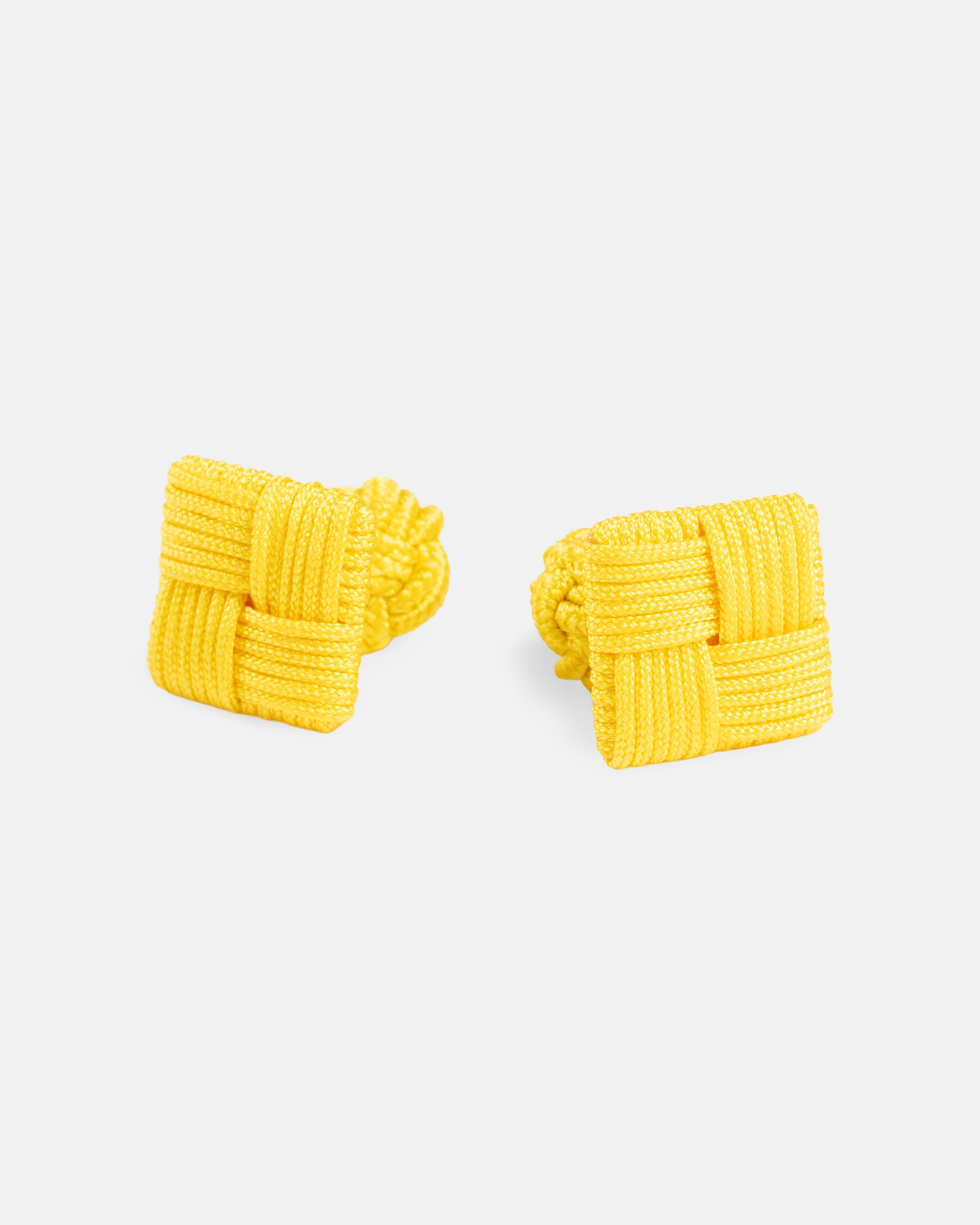Yellow Combo Knot Cufflinks