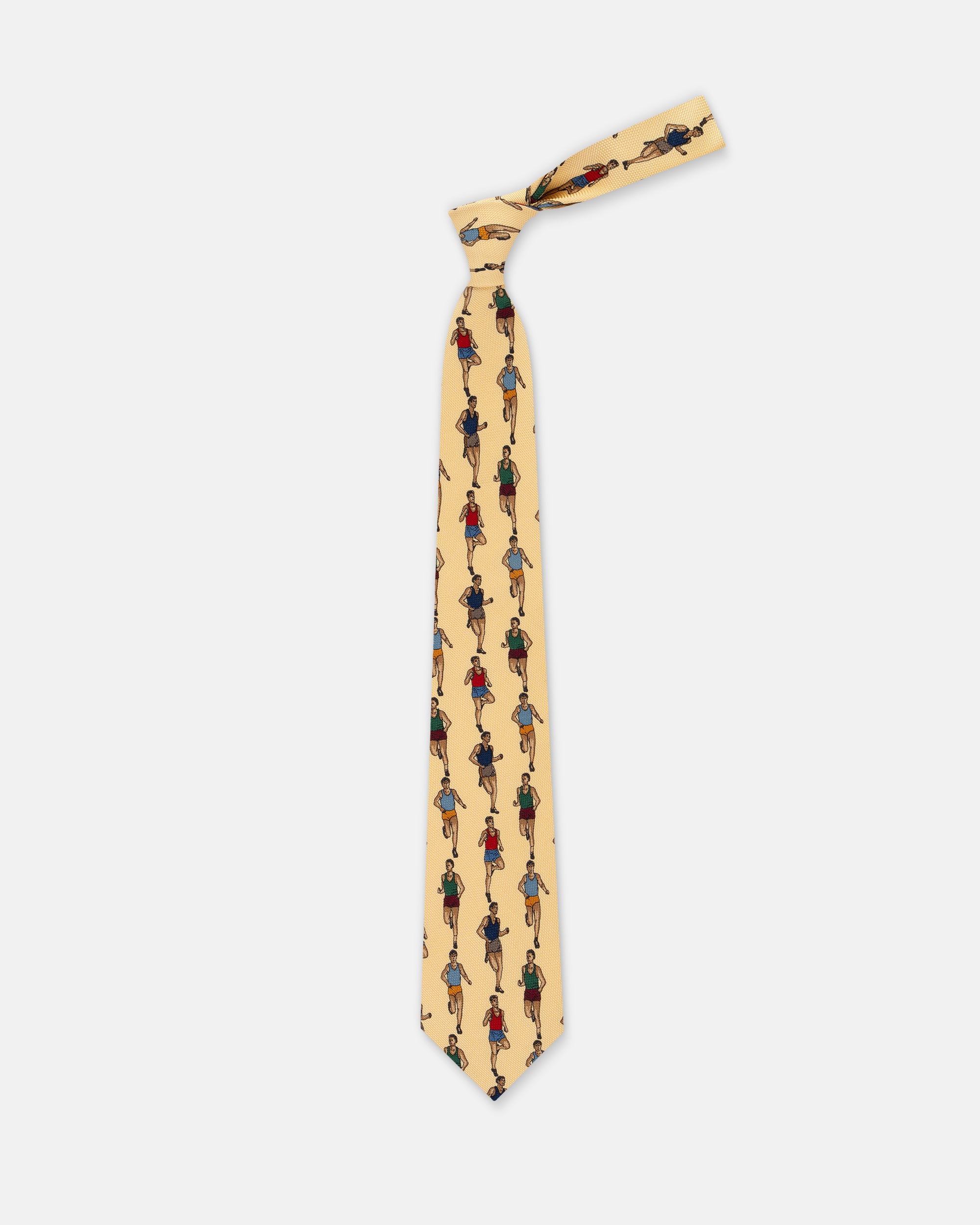 Made-in-USA Mister Mort Yellow Runner Tie