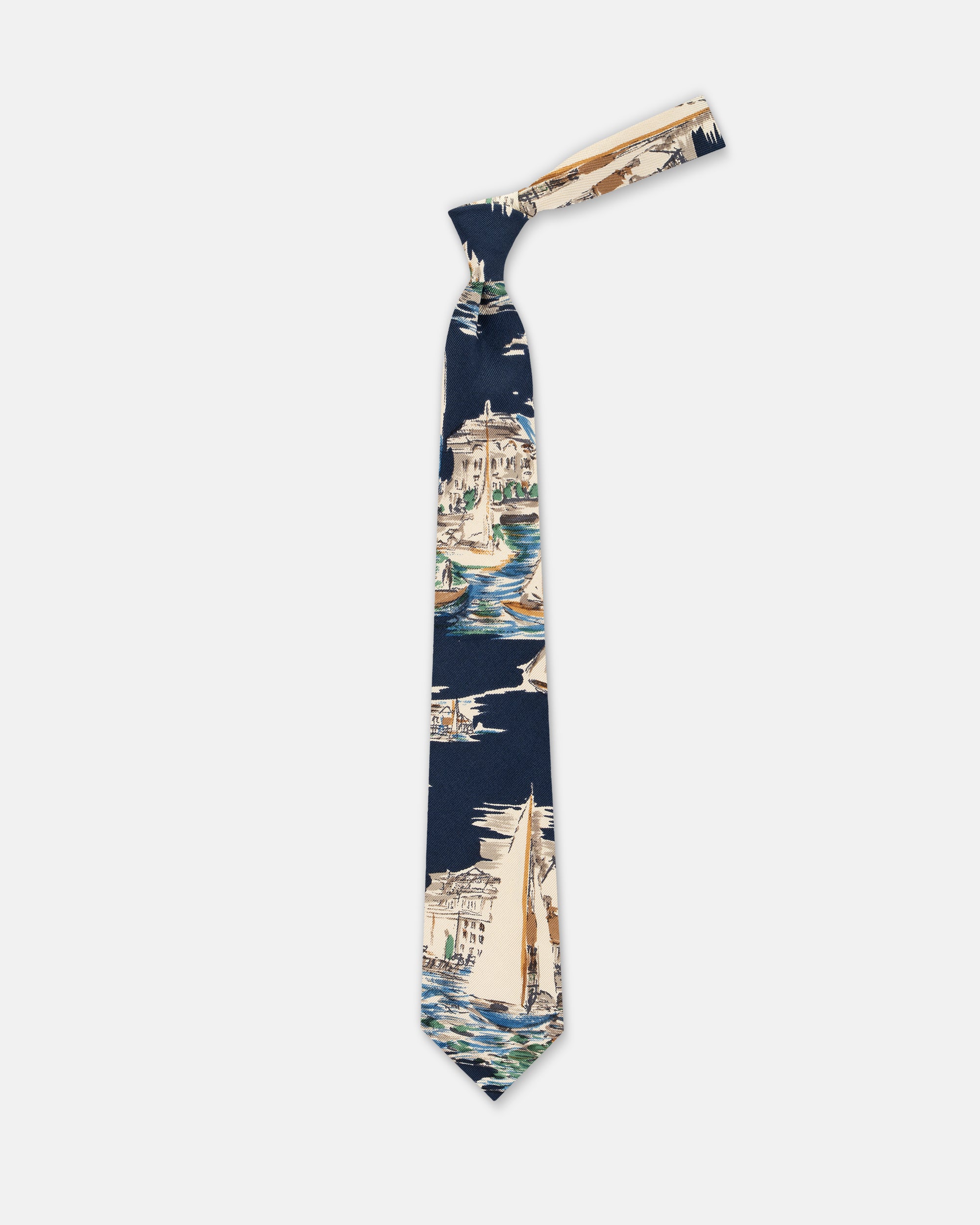 Made-in-USA Mister Mort Navy Sailing Tie