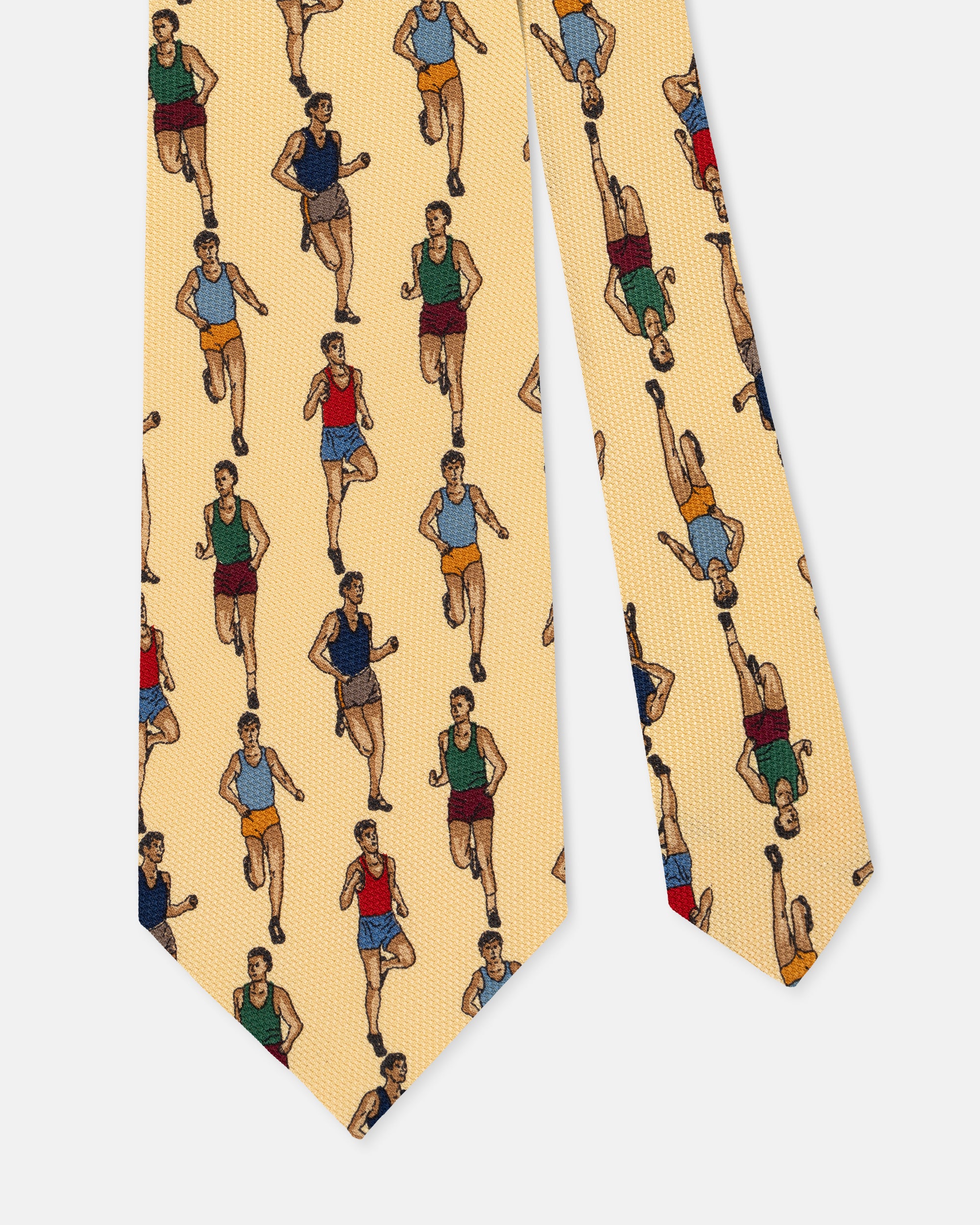 Made-in-USA Mister Mort Yellow Runner Tie