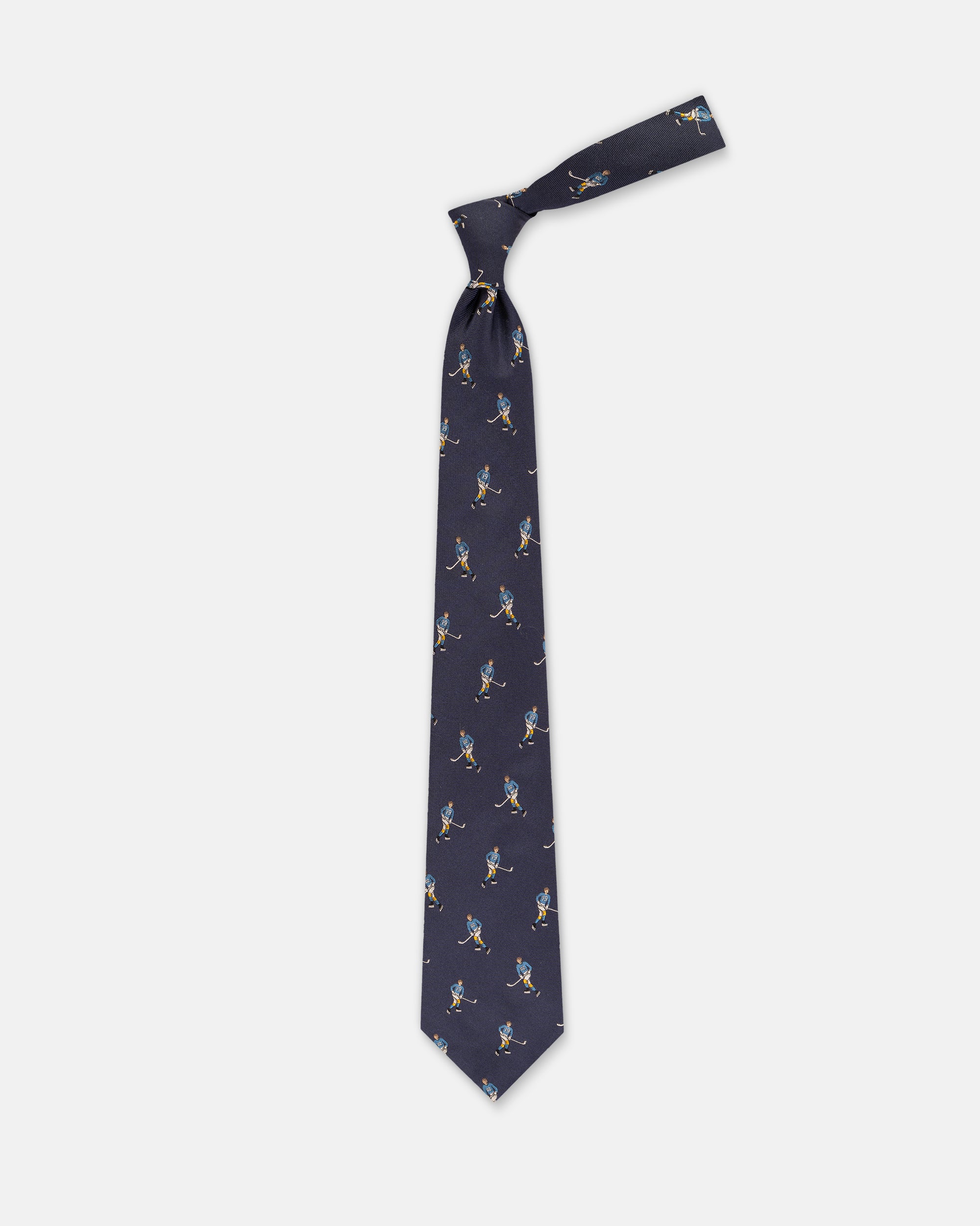 Made-in-UK Navy Ice Hockey Club Tie