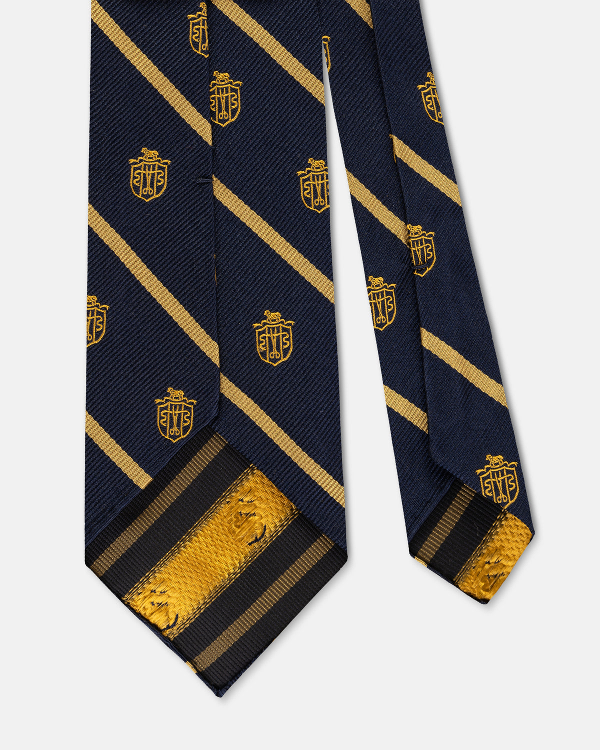 Made-in-Japan Royal Crest Silk Tie