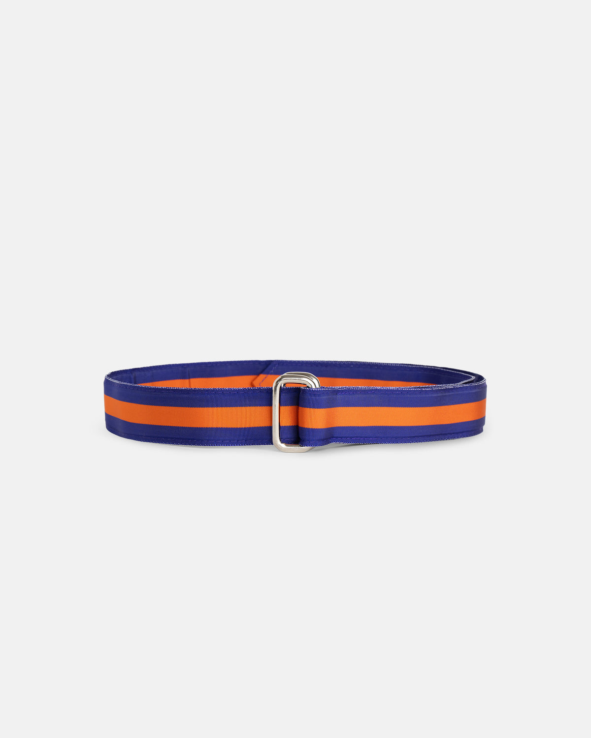 Made-in-USA Purple & Orange Grosgrain Ribbon Belt