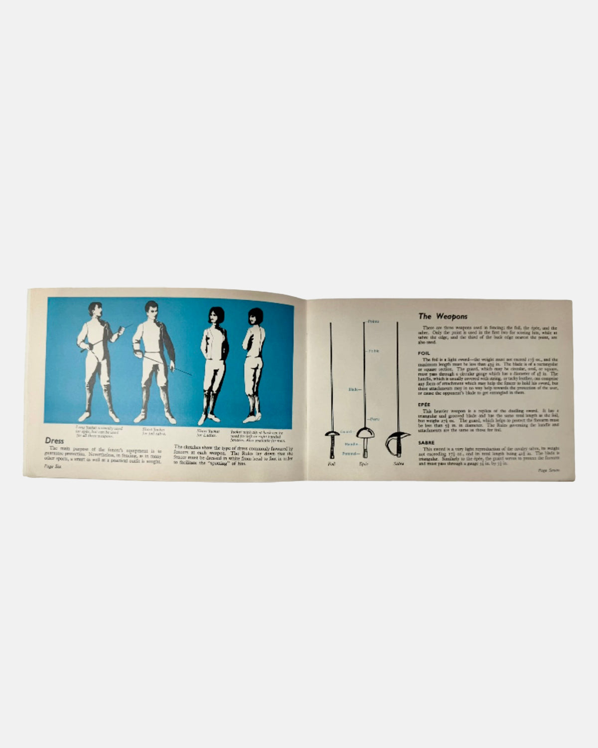 Know The Game Fencing by Amateur Fencing Association 1969 Booklet