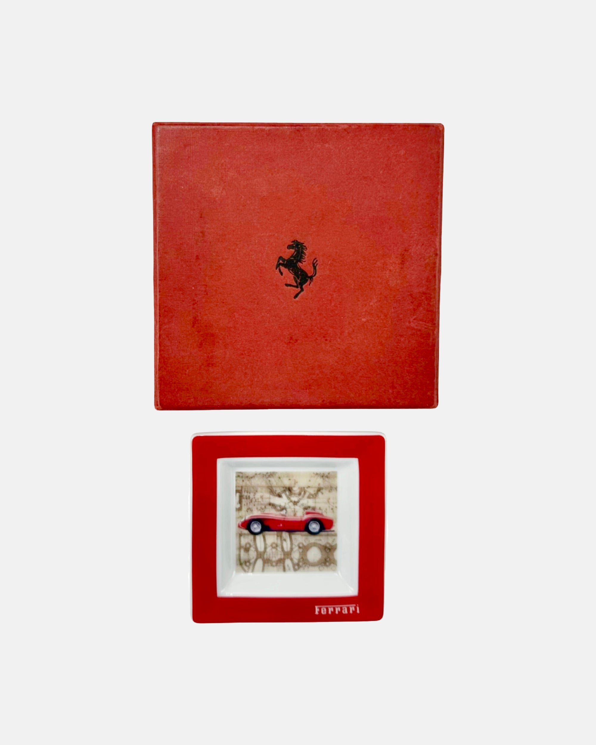 Ferrari 250 Testa Rossa Sports Car Porcelain Ashtray