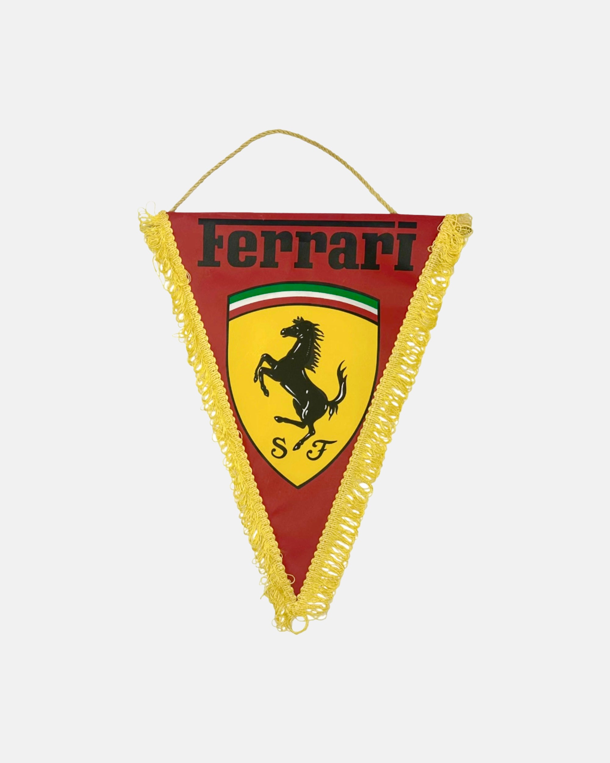 Vintage Scuderia Ferrari Pennant Flag