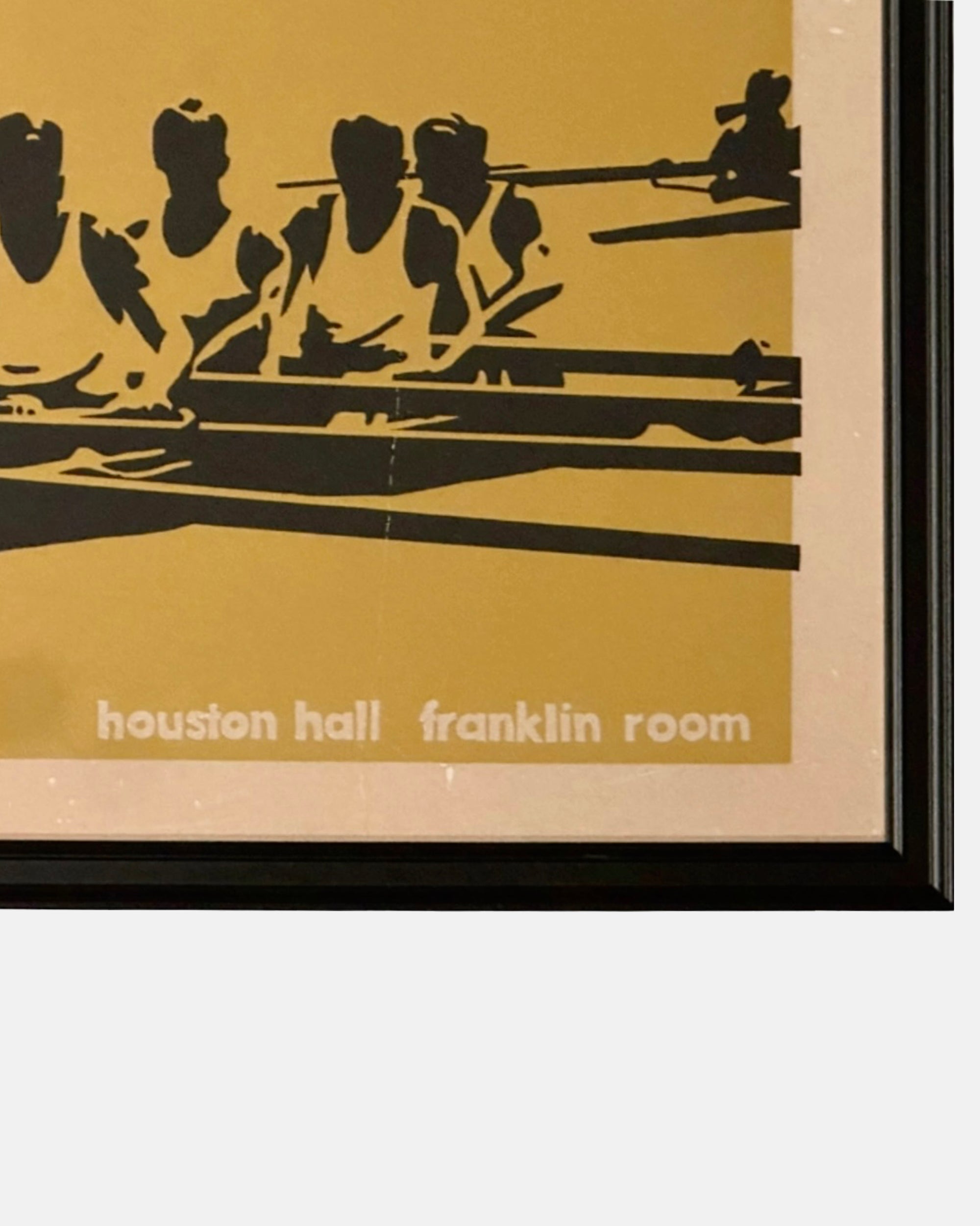 Vintage University of Pennsylvania Freshman Crew Rowing Framed Poster