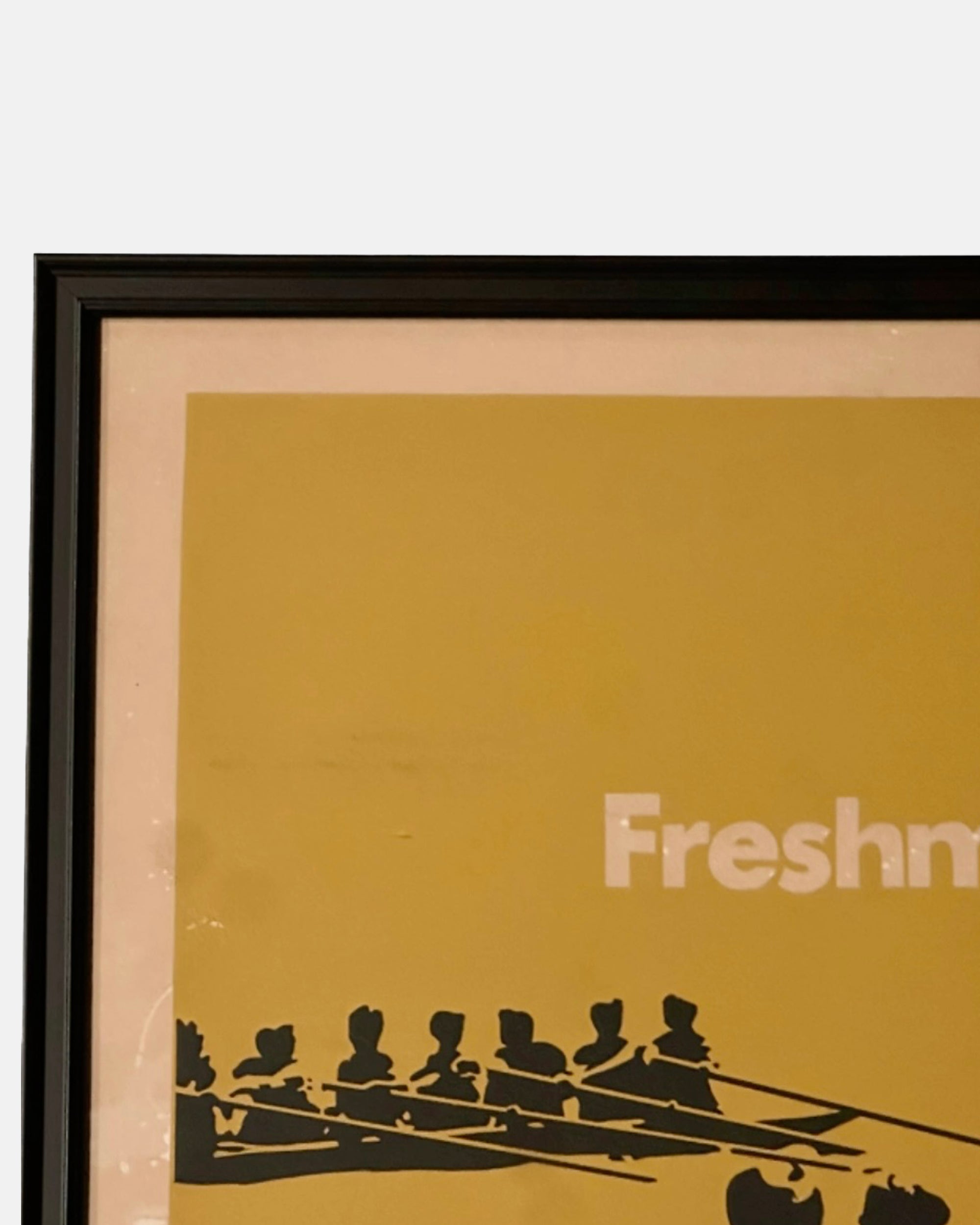 Vintage University of Pennsylvania Freshman Crew Rowing Framed Poster