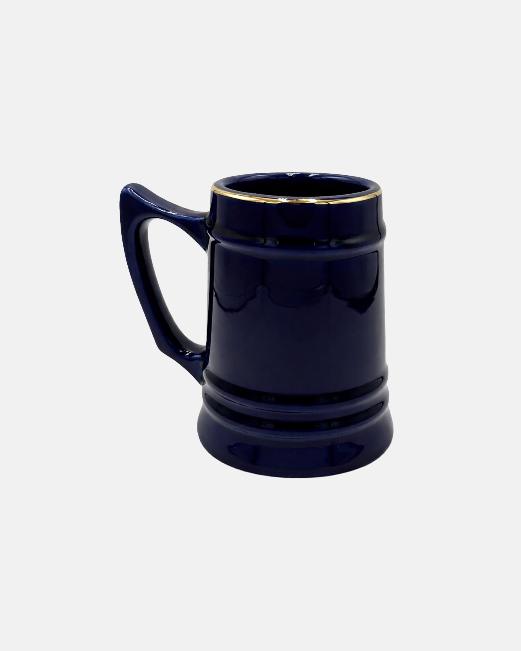 Vintage Georgetown University Cobalt Blue Ceramic Mug