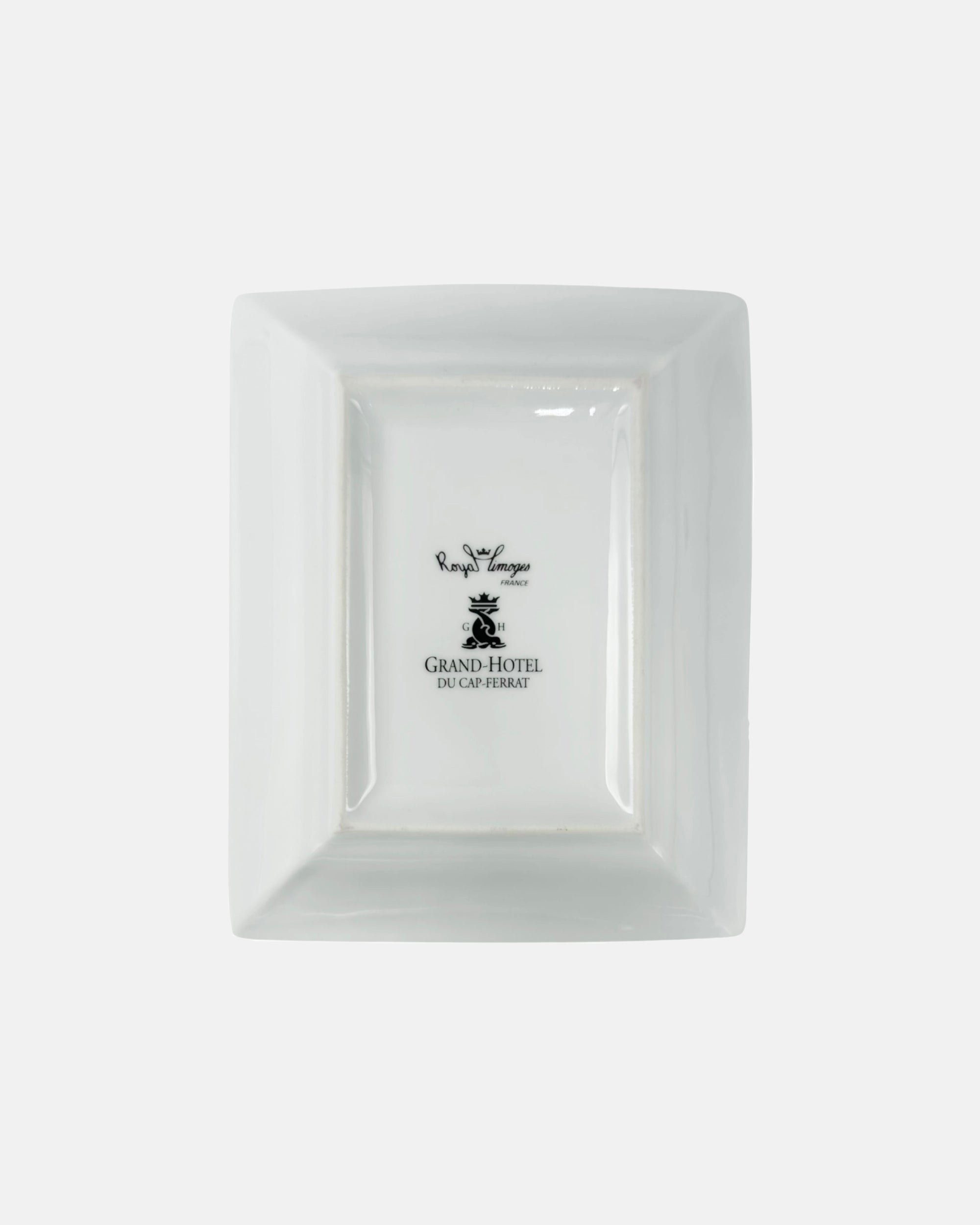 Vintage Grand Hotel Cap Ferrat Porcelain Ashtray Catchall Dish