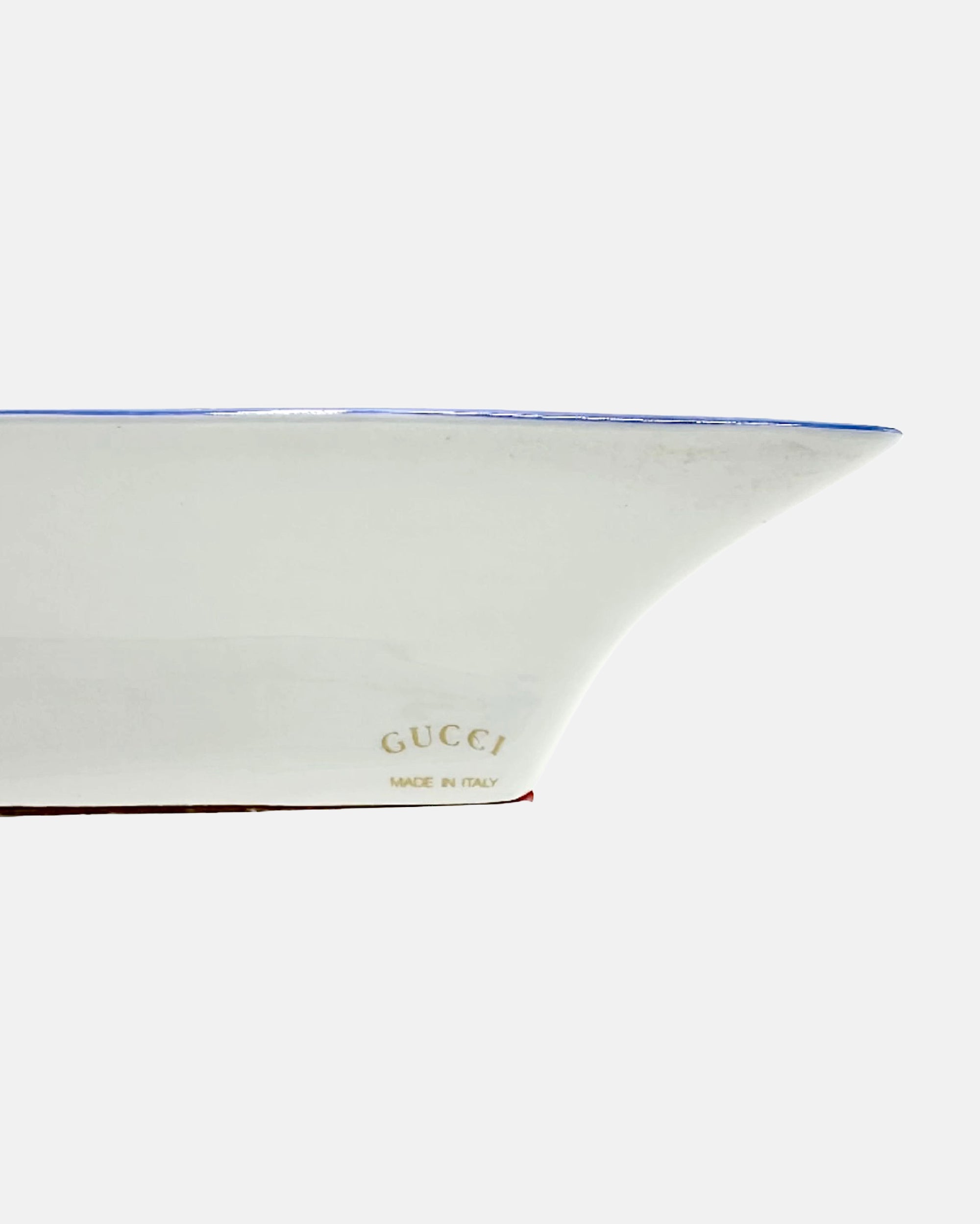 Vintage Gucci Nautical Rowing Oars Porcelain Ashtray