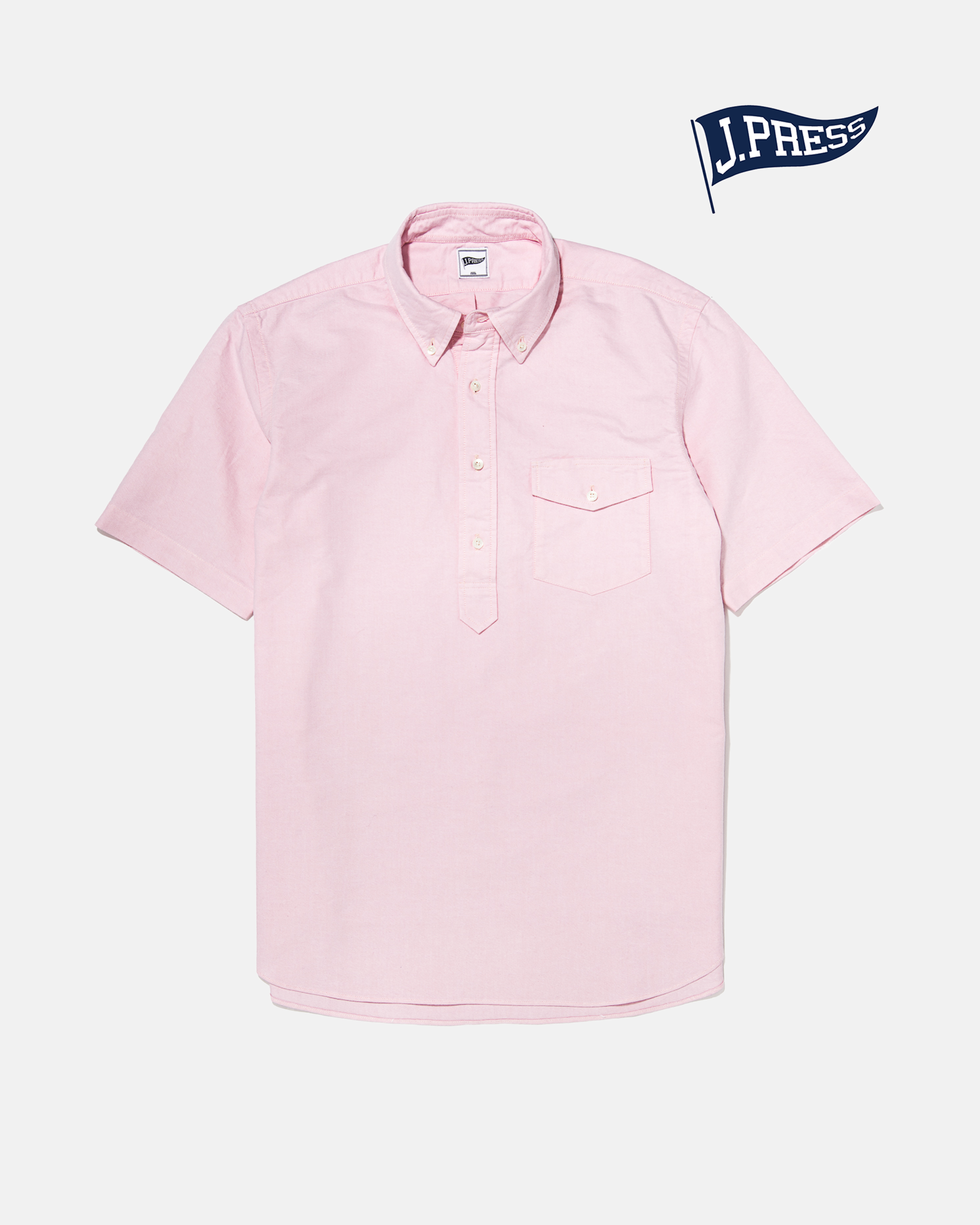 PINK OXFORD POPOVER - TRIM FIT