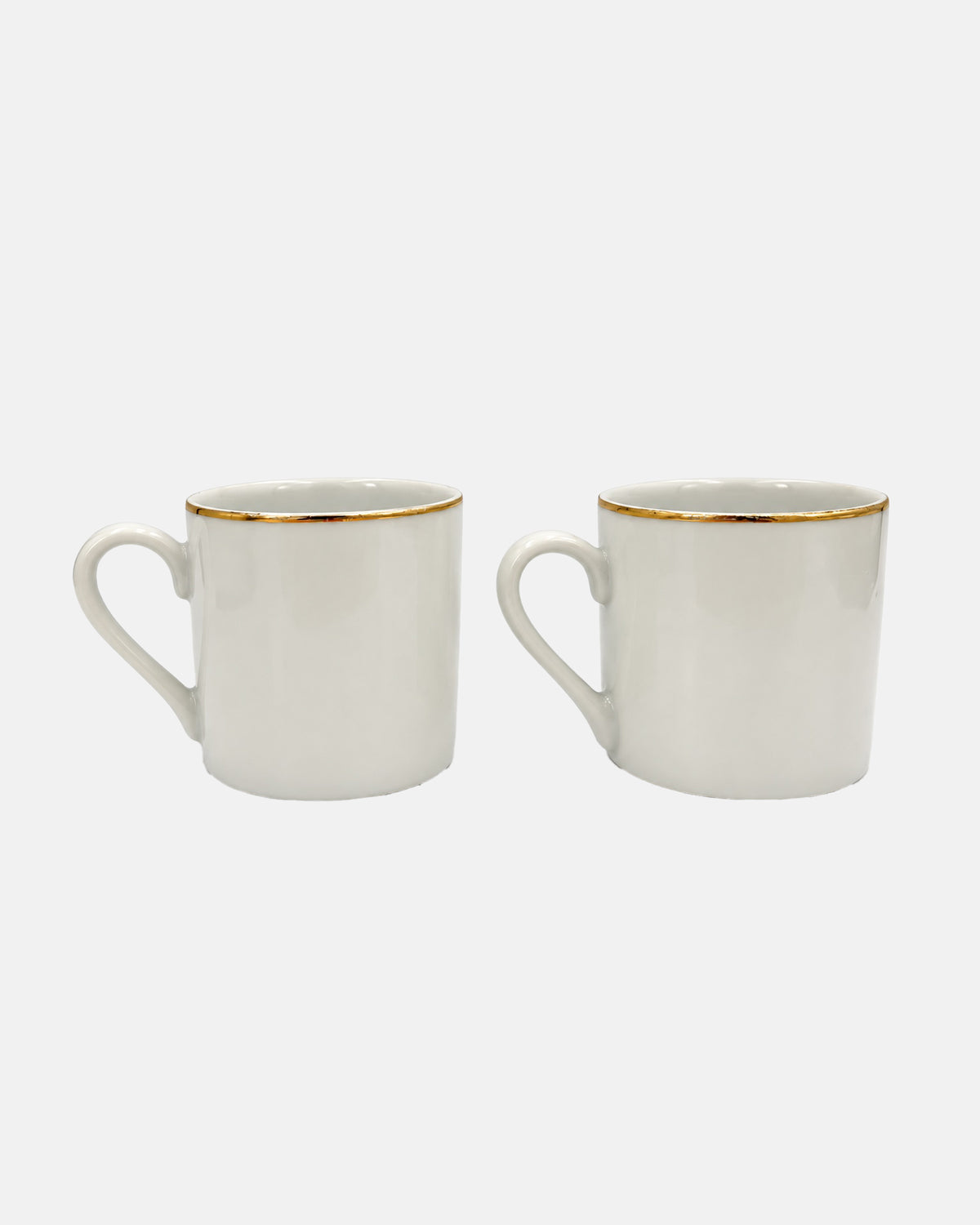 Pair Vintage Harvard Business School Porcelain Demitasse Cups Saucers