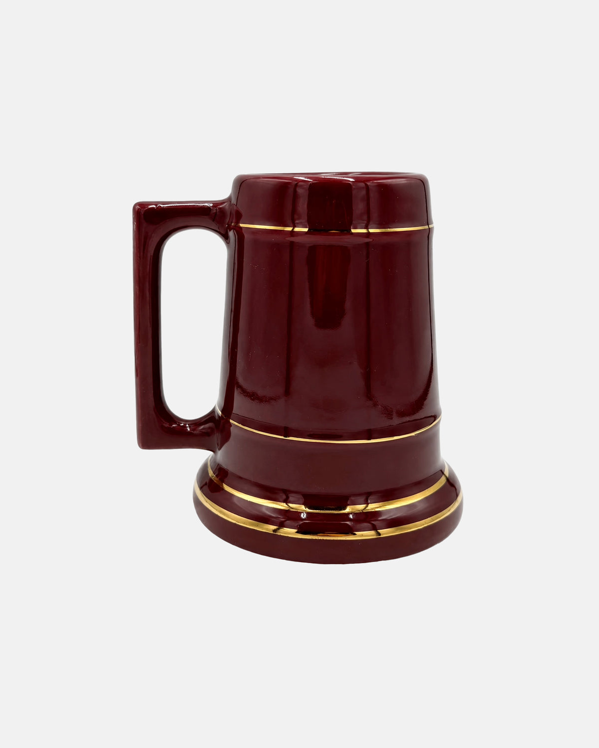 Vintage Harvard University Crimson Red Ceramic Mug Stein