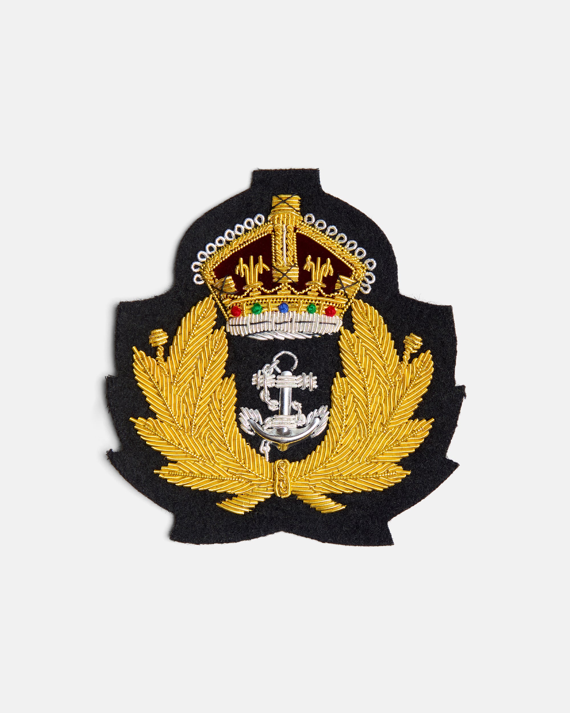 Crown and Anchor Vintage Blazer Badge