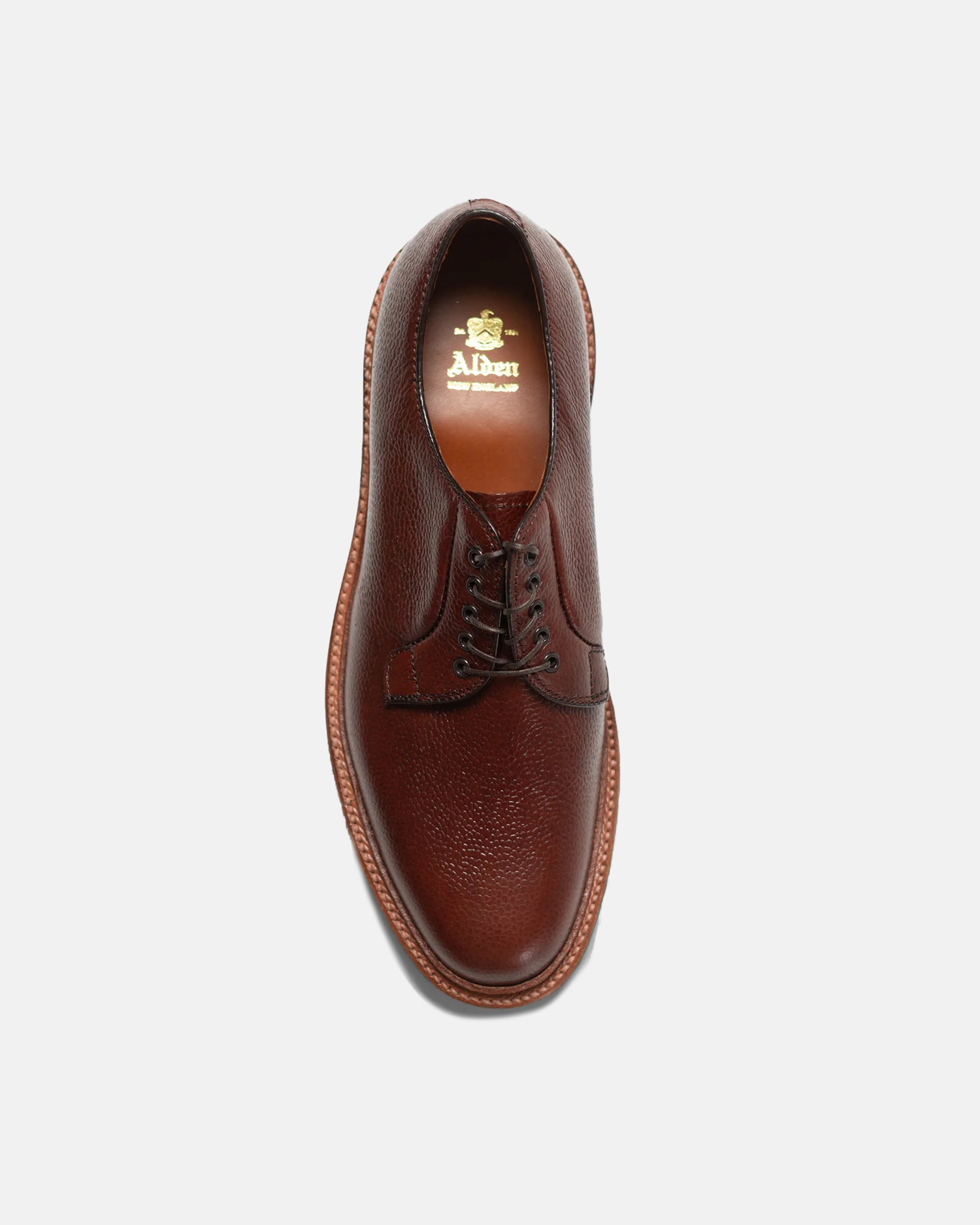 Made-in-America Brown Scotch Grain Blucher