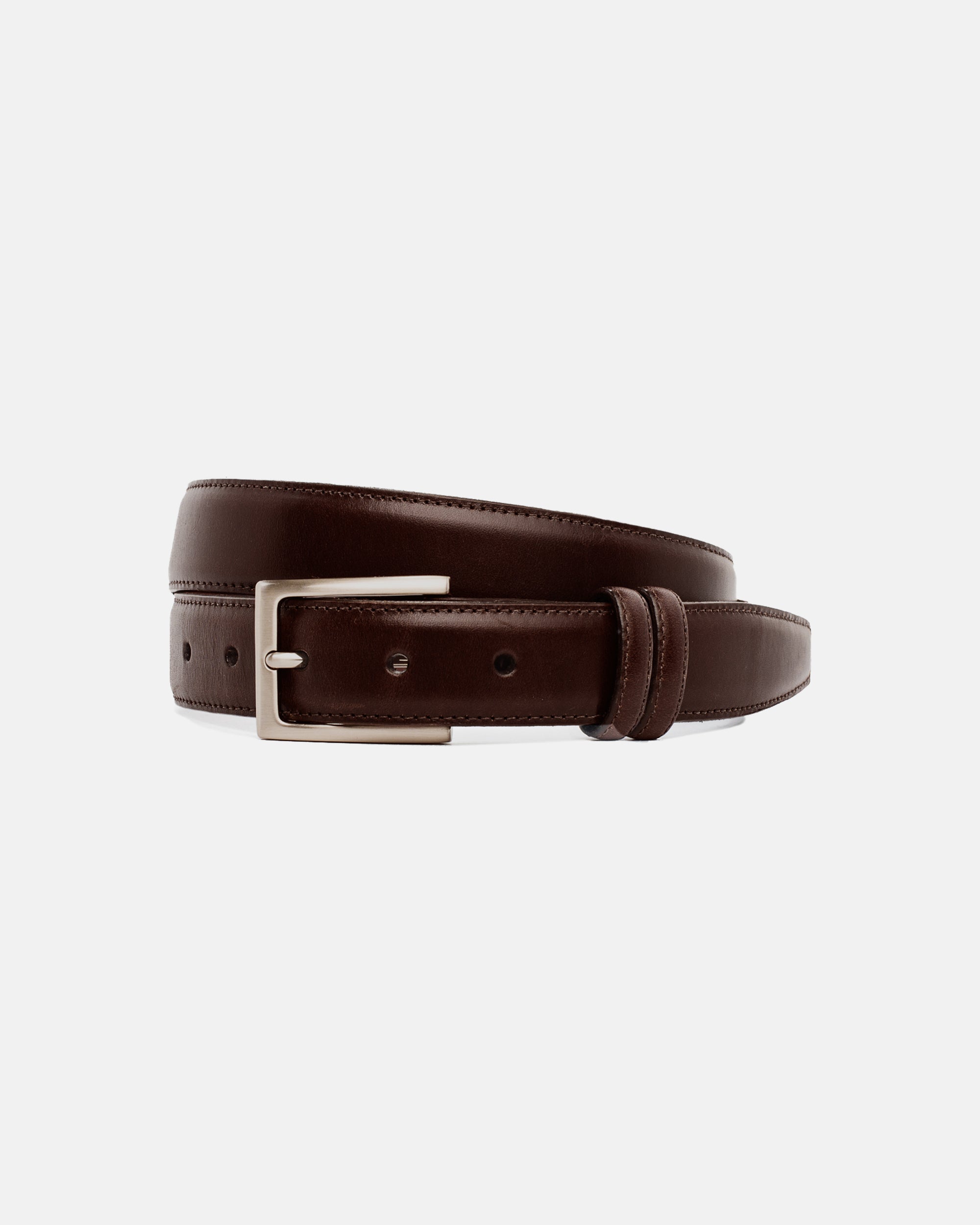 No. 8 Shell Cordovan Belt With Silver Buckle | Men's Dress Belts