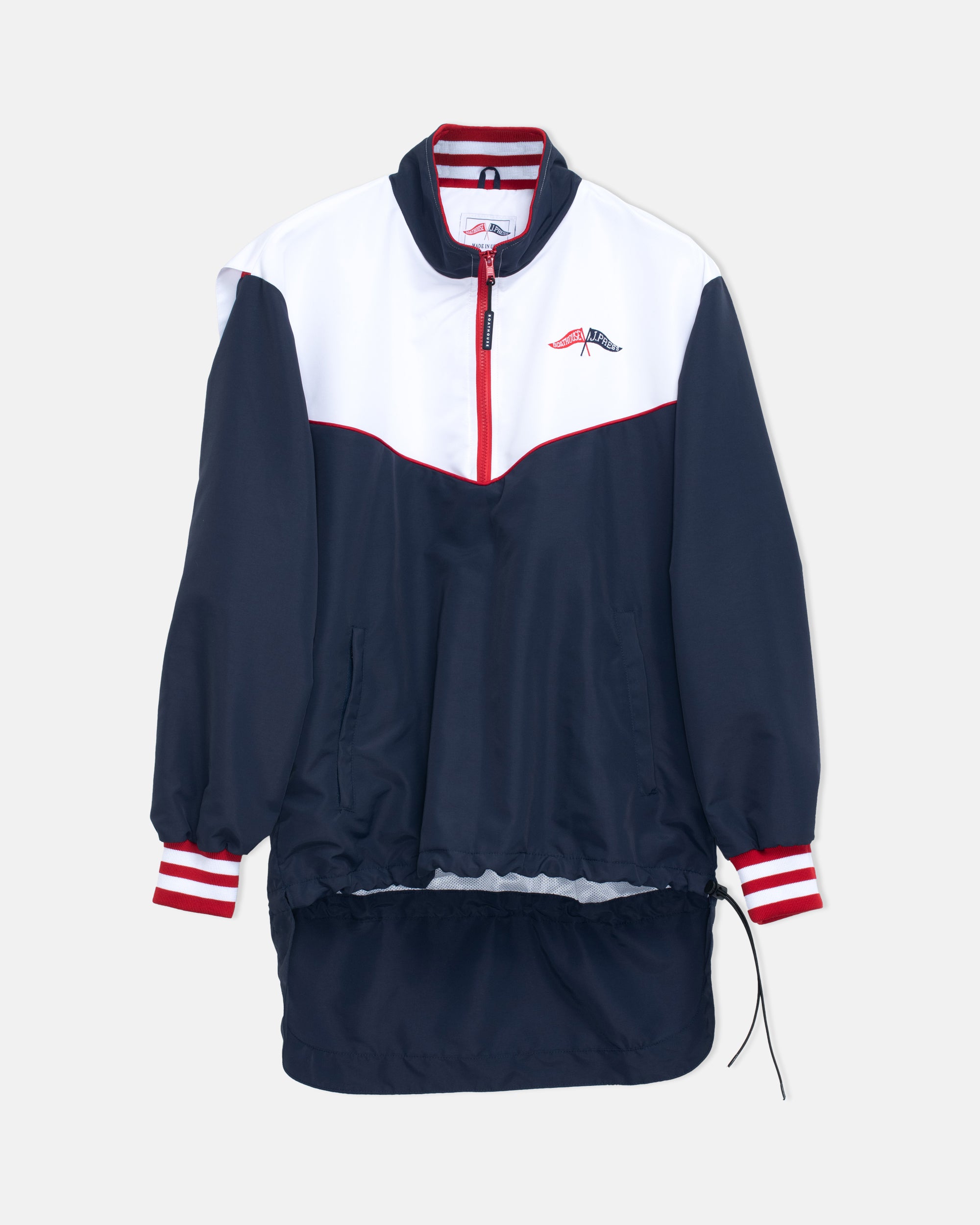 Made-in-USA Navy & White Stevenson Jacket