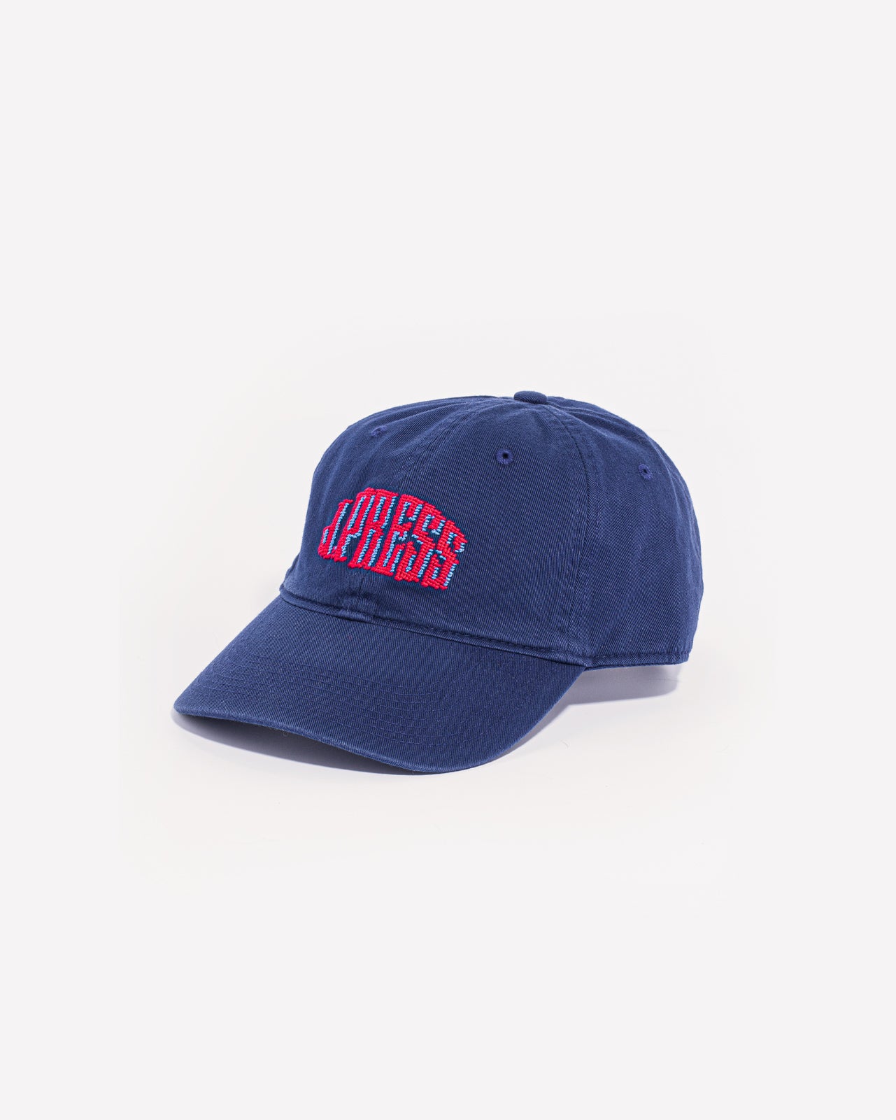 J. Press Red on Navy Needlepoint Hat