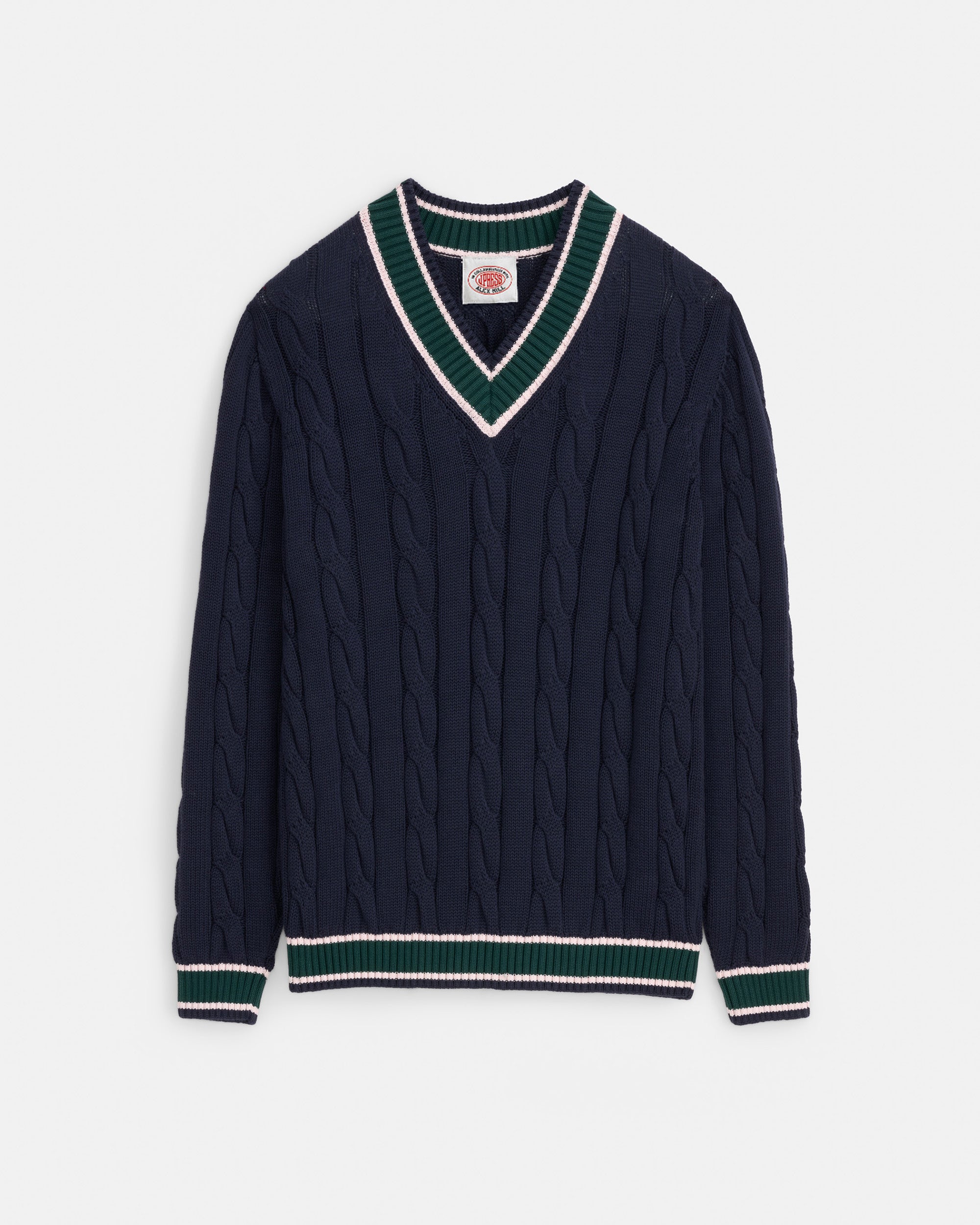 Navy Cotton Cricket Sweater