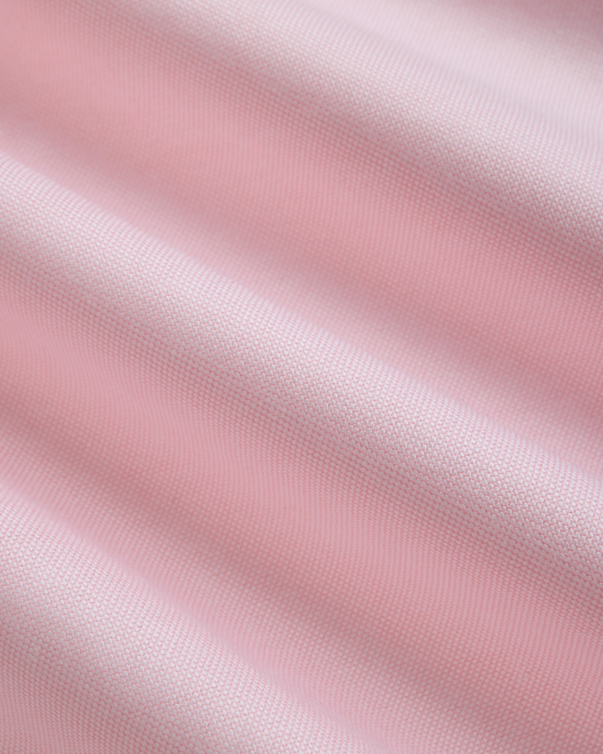 Made-in-USA Pink with Bar Stripe Placket Oxford Cloth Sport Shirt - Regular Fit