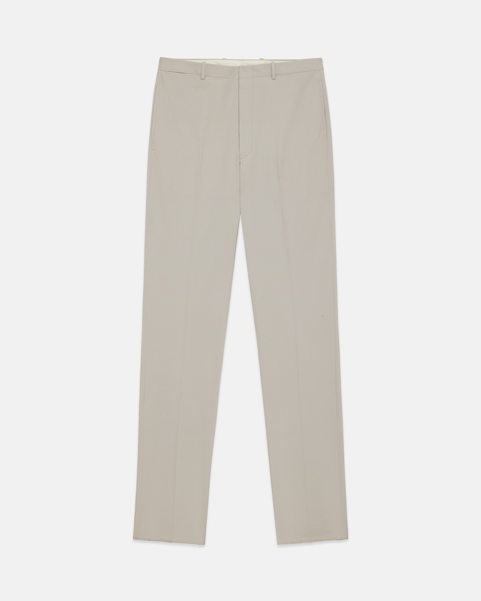 Made-in-Canada Tan Seersucker Trouser