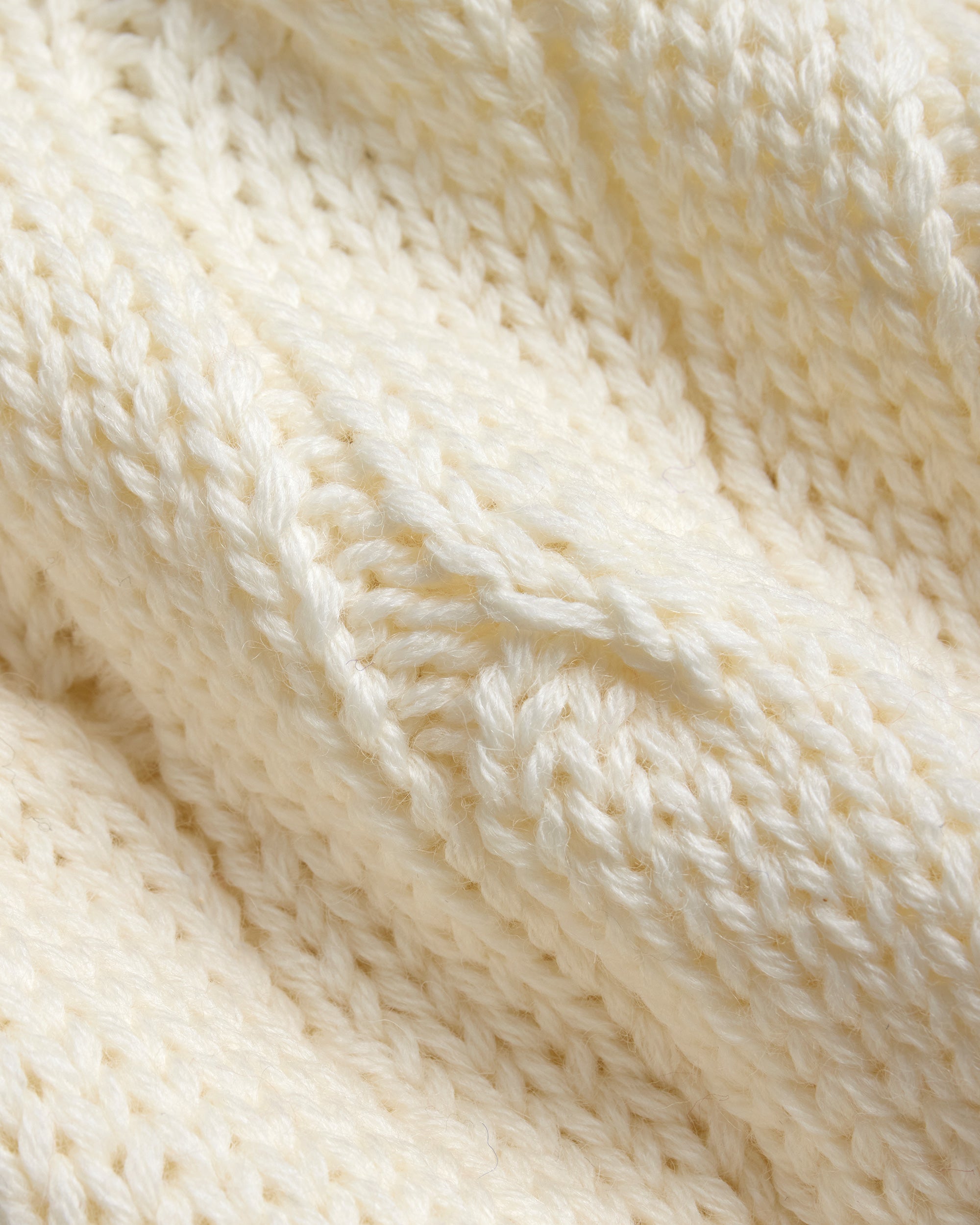 Made-in-England Purple & Green Cable Knit Wool Cricket Sweater