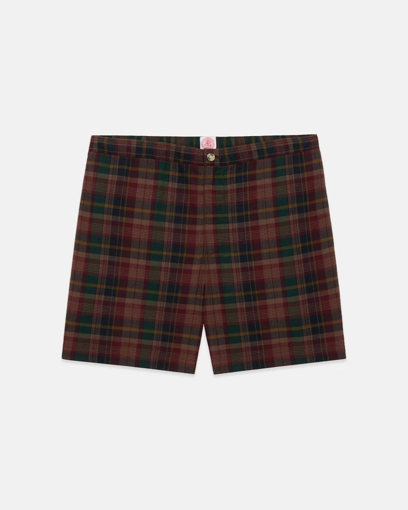 Overdyed Authentic Madras Swim Trunks