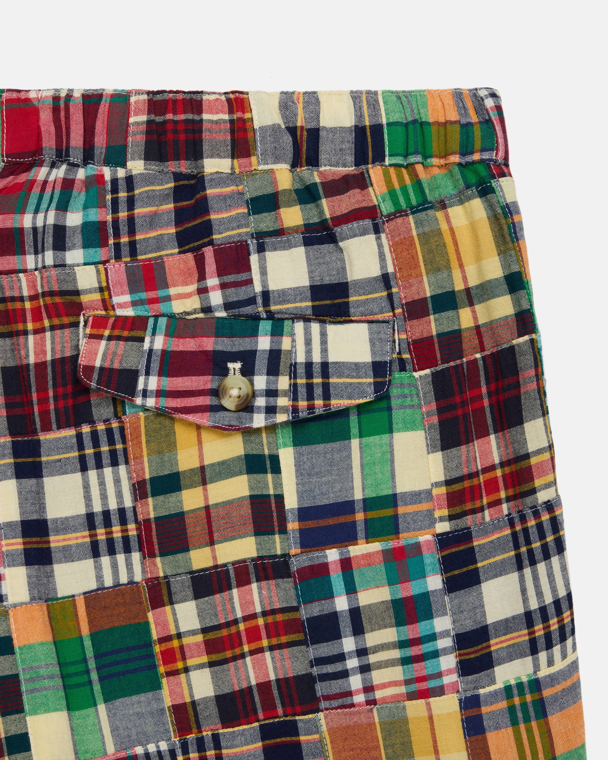 Patchwork Authentic Madras Swim Trunks