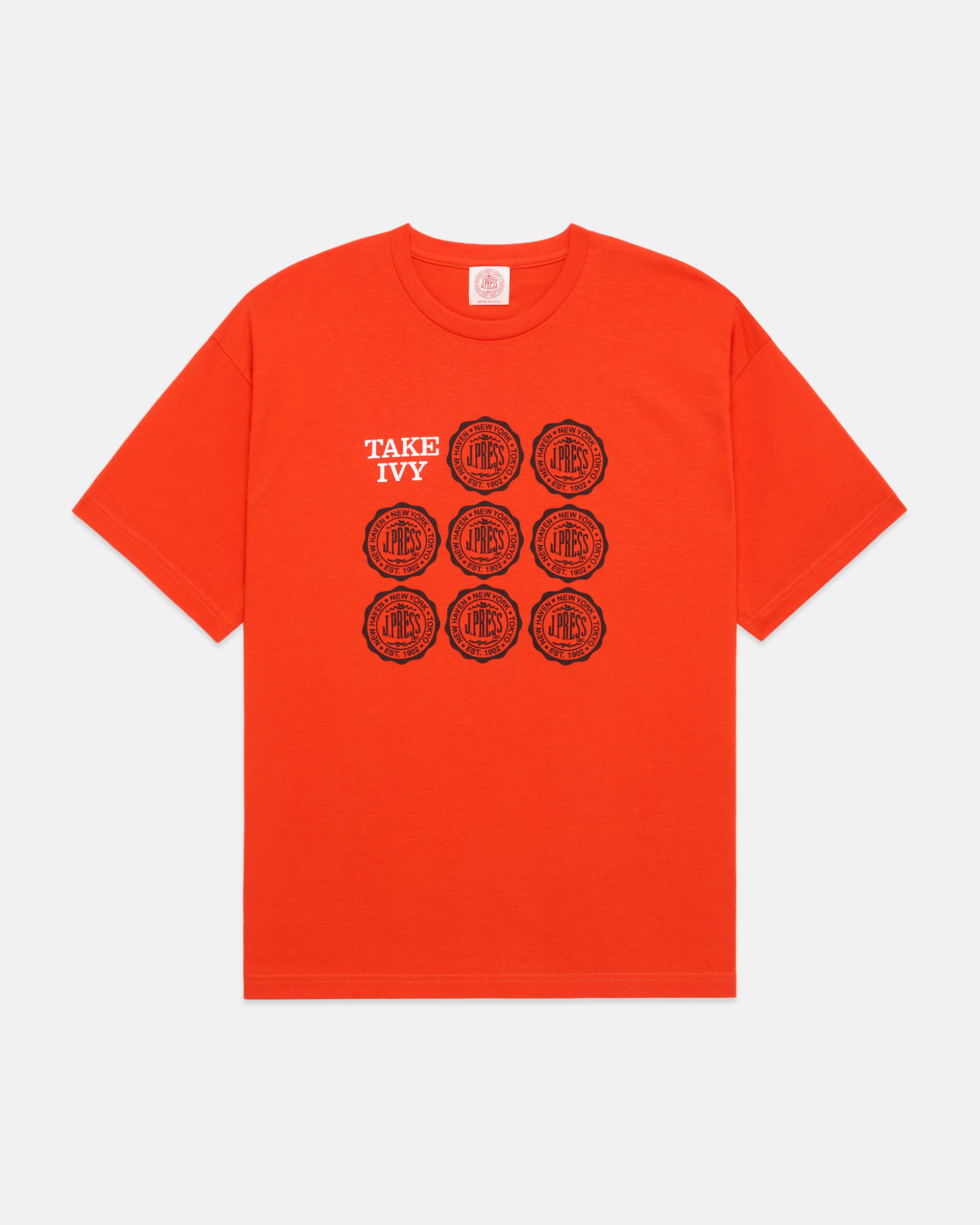 Made-in-USA Orange Take Ivy T-Shirt