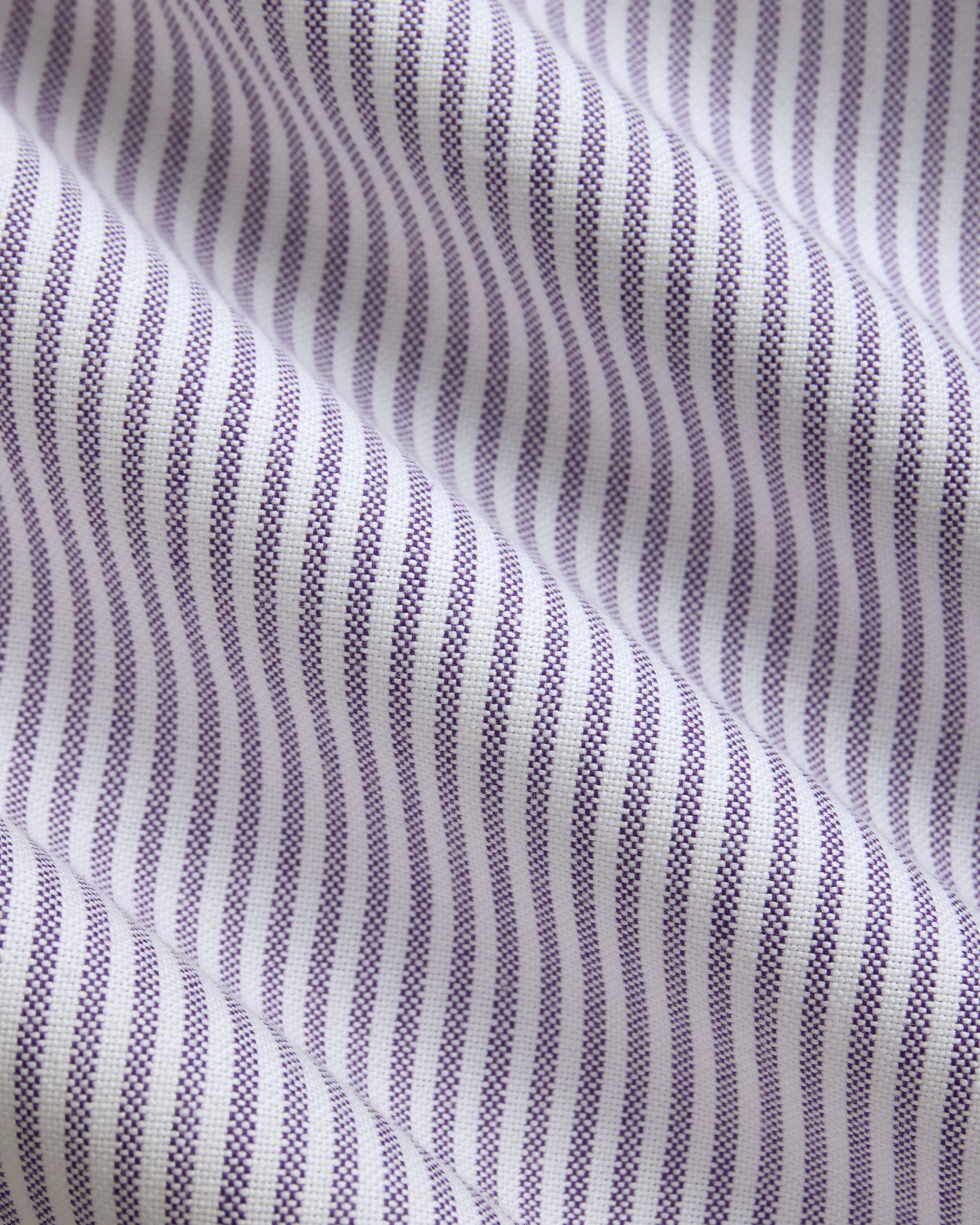 Made-in-USA Purple University Stripe Oxford Cloth Shirt - Classic Fit
