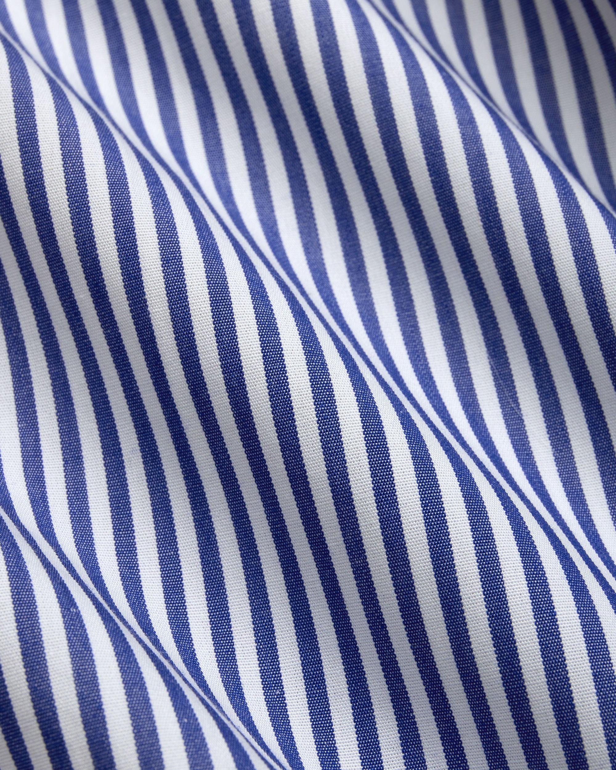 Made-in-Canada Navy Bengal Stripe Button Down Shirt - Classic Fit