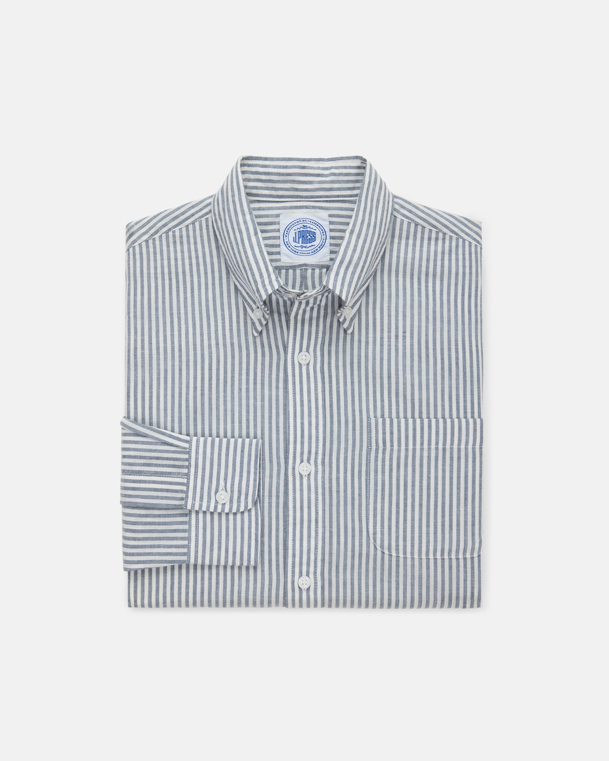 Bengal Stripe Chambray Sport Shirt - Classic Fit
