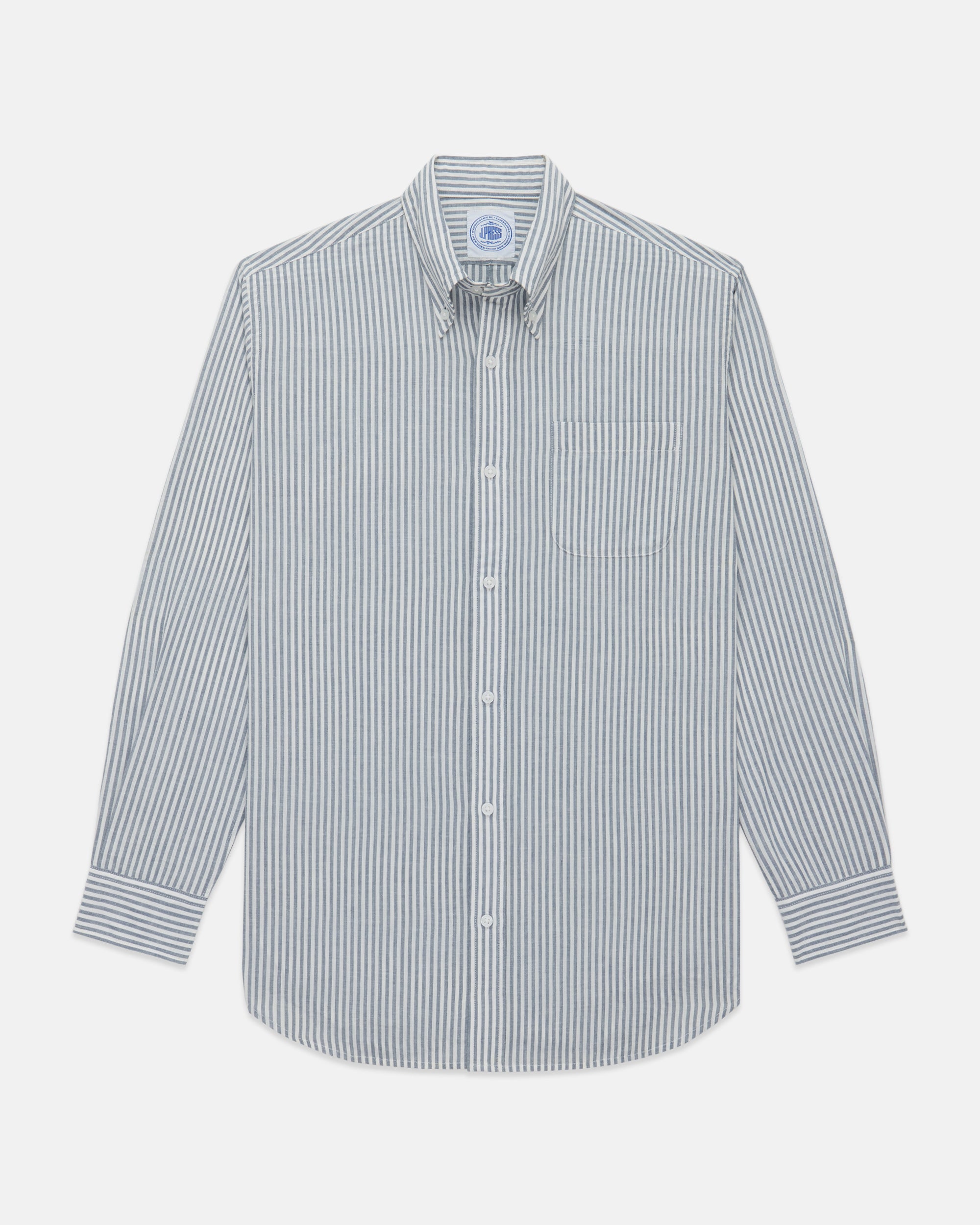 Bengal Stripe Chambray Sport Shirt - Classic Fit