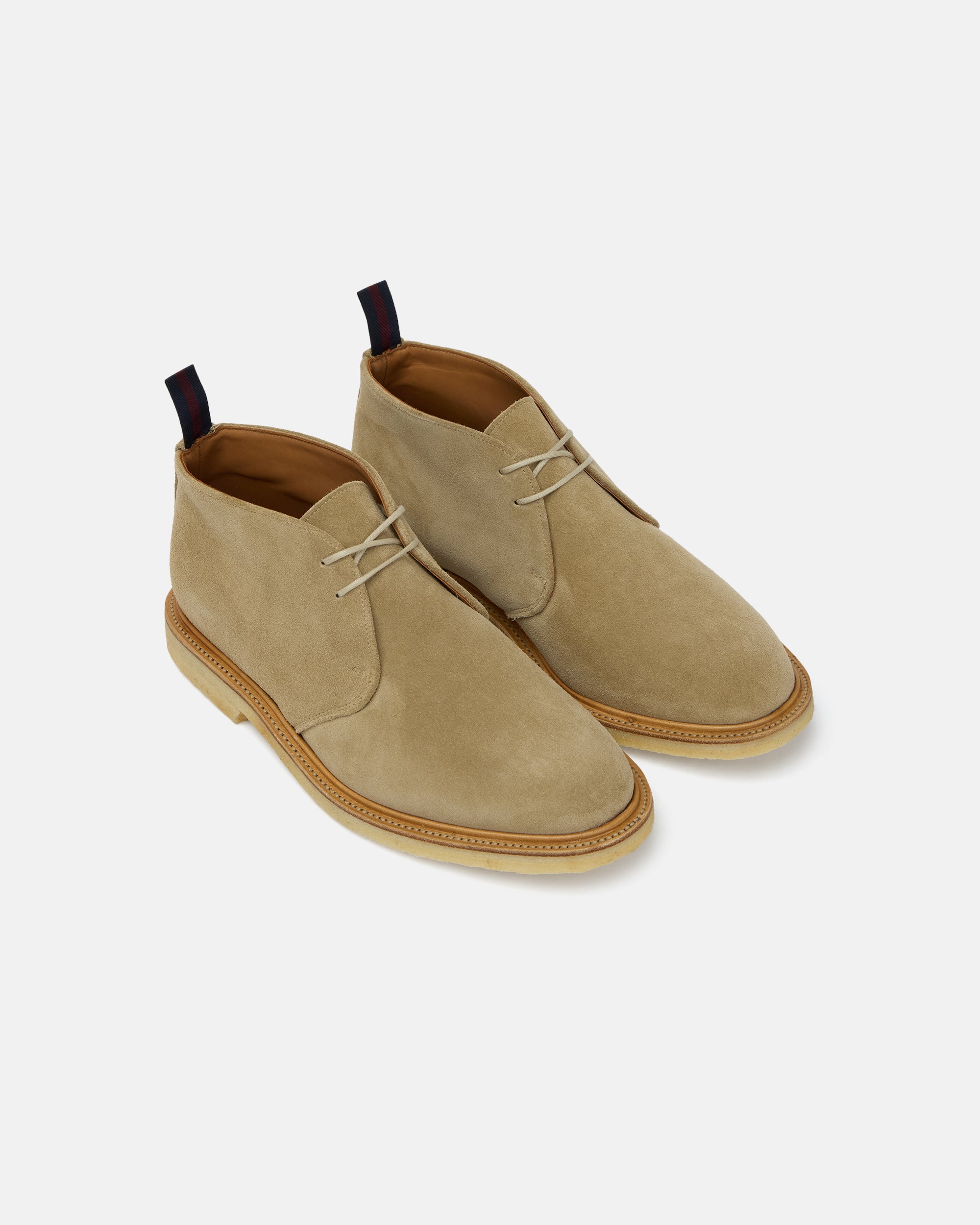 Made-in-England Milkshake Suede Chukka Boots