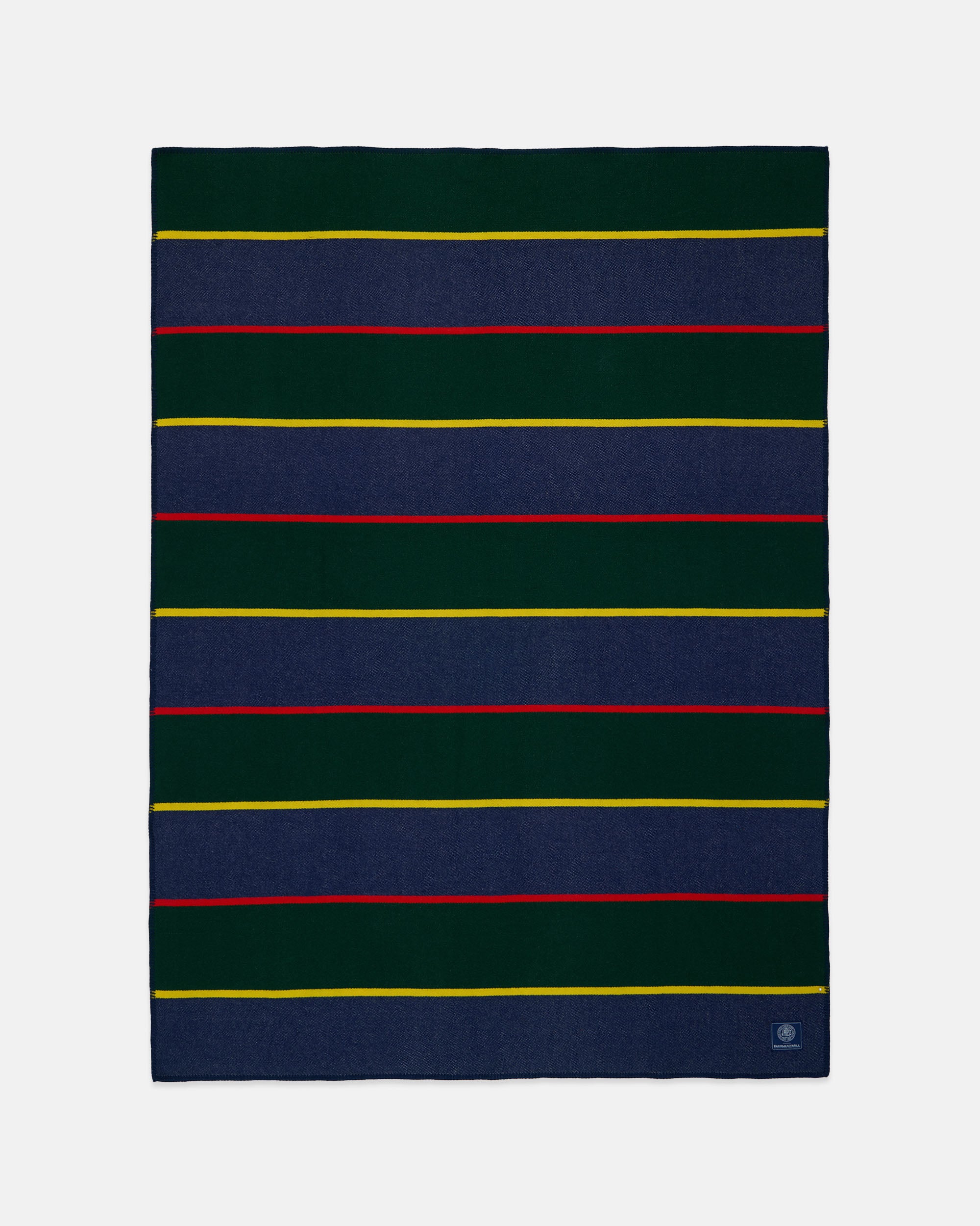 Made-in-USA J. Press x Faribault Argyll & Sutherland Jacquard Throw